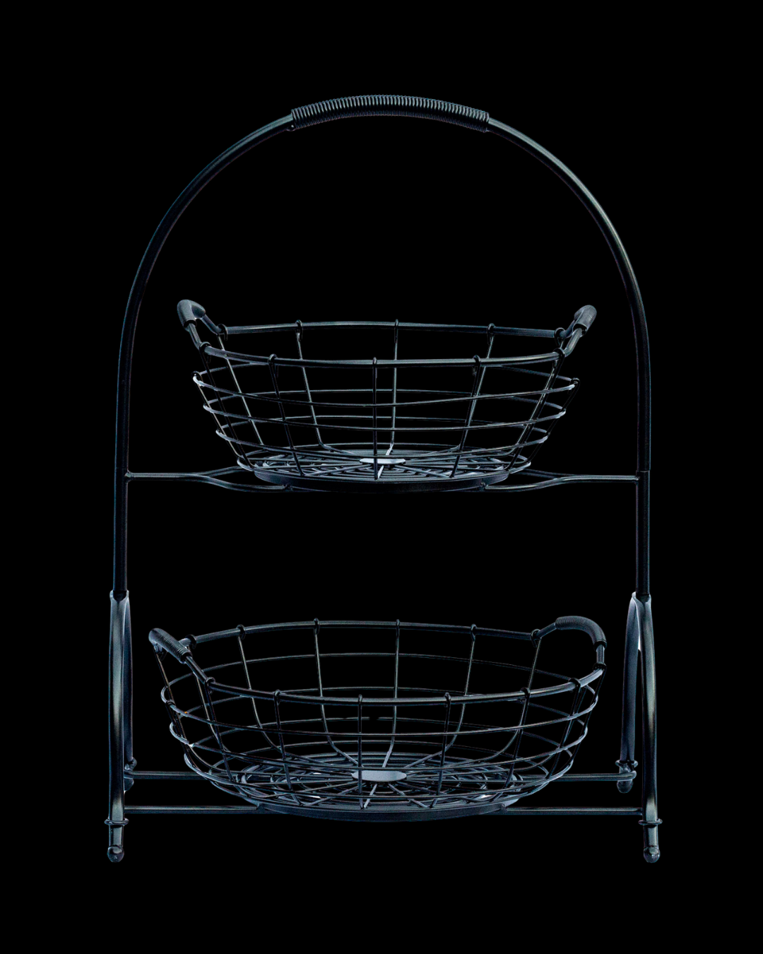 2-Tier Metal Basket