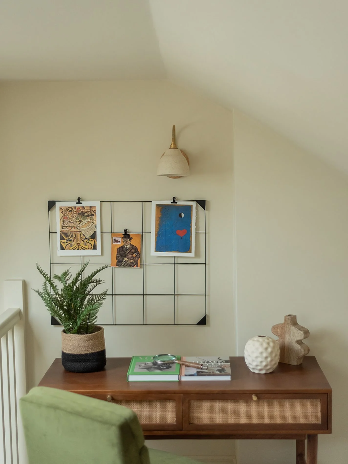 If you work from home, you don&rsquo;t always need a dedicated office 💻. For this project, I designed the mezzanine to adapt as life changes. A desk creates a calm place to work during the week, while the sofa bed means it can easily become a guest 