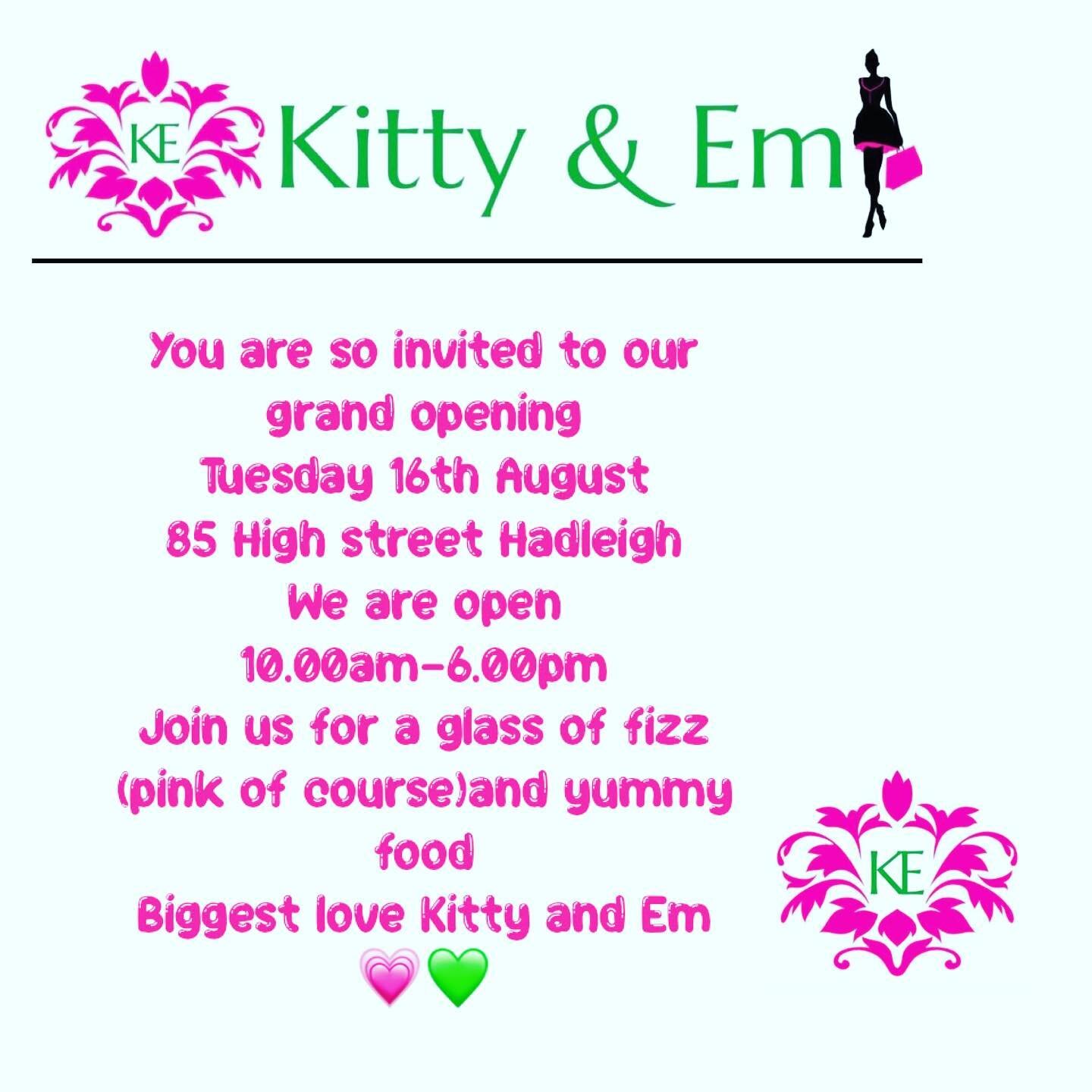 Do Come along to our opening day &hellip;
.
.
.
#newboutique #newshopalert #shoppinglocal #lovesuffolk #suffolkboutique #twogirlslivingthedream #smallbusinessowner #hadleighsuffolk #supportyourhighstreet
