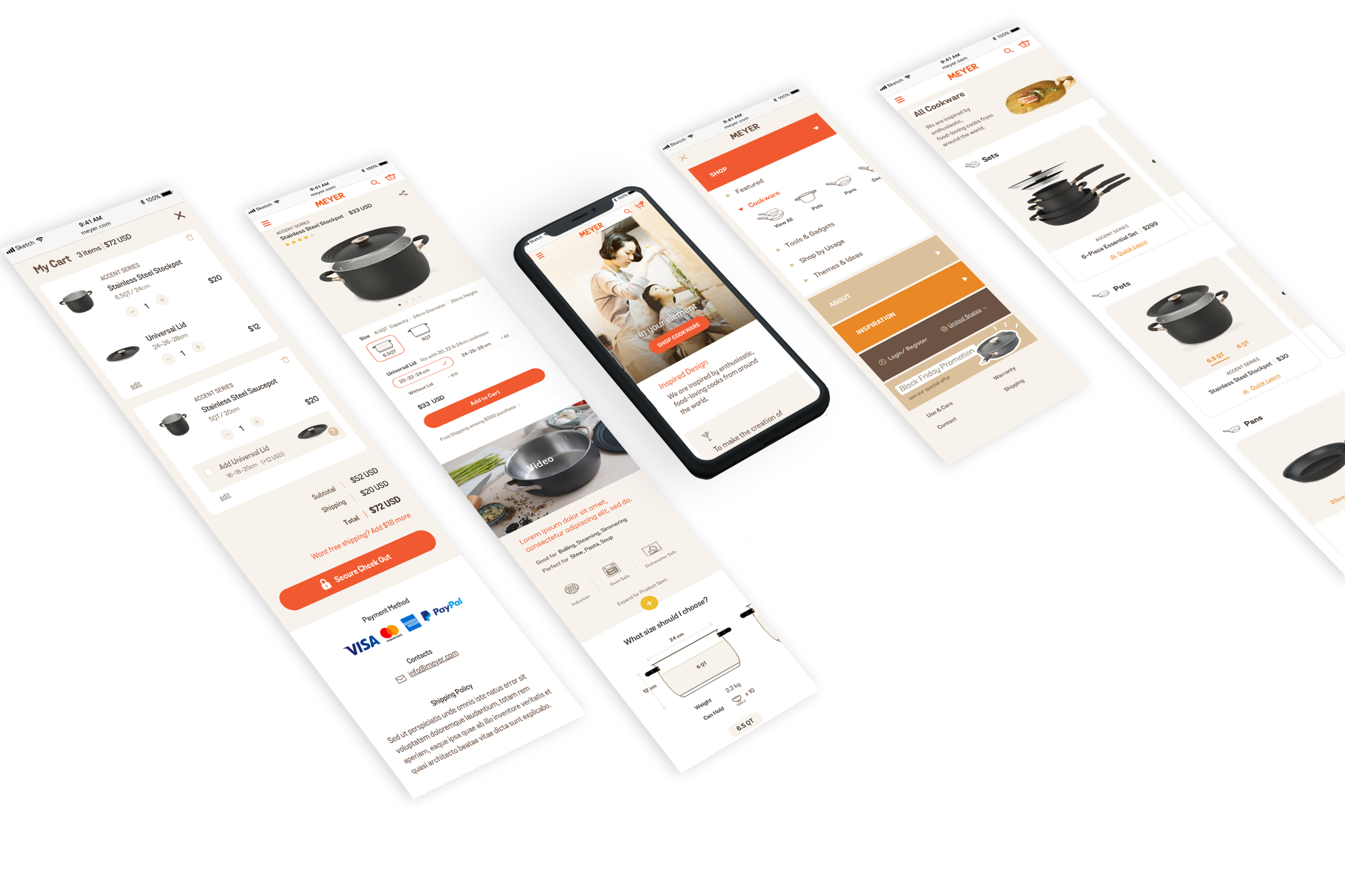 Reimagining online cookware shopping experience