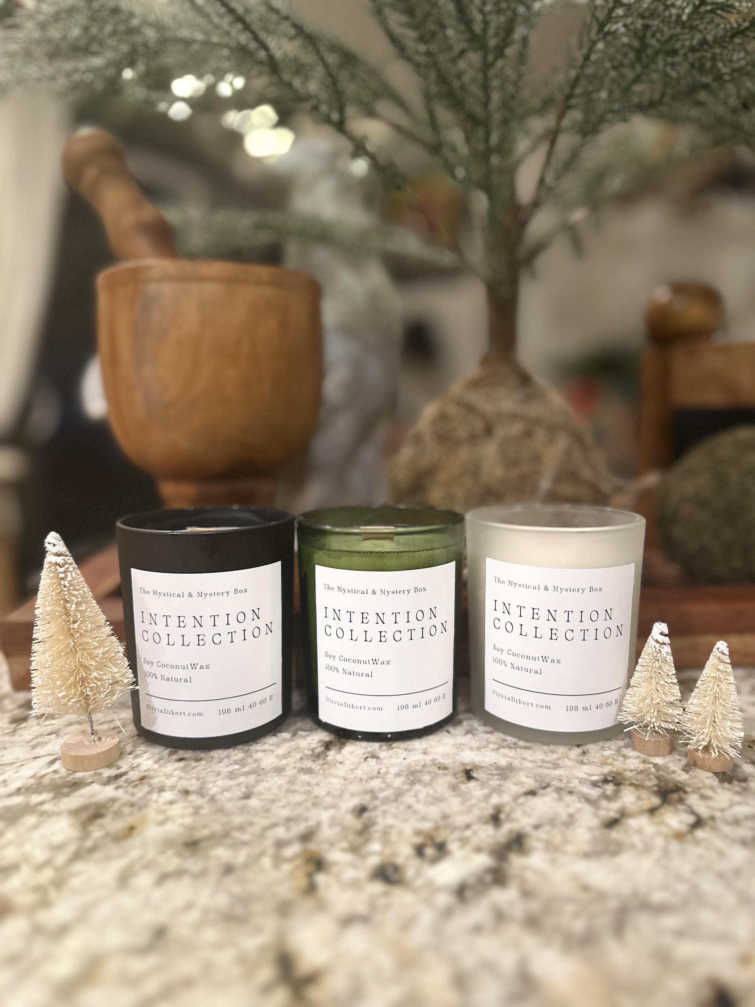 Intention Collection Candles-Black Candle — Protection & Release