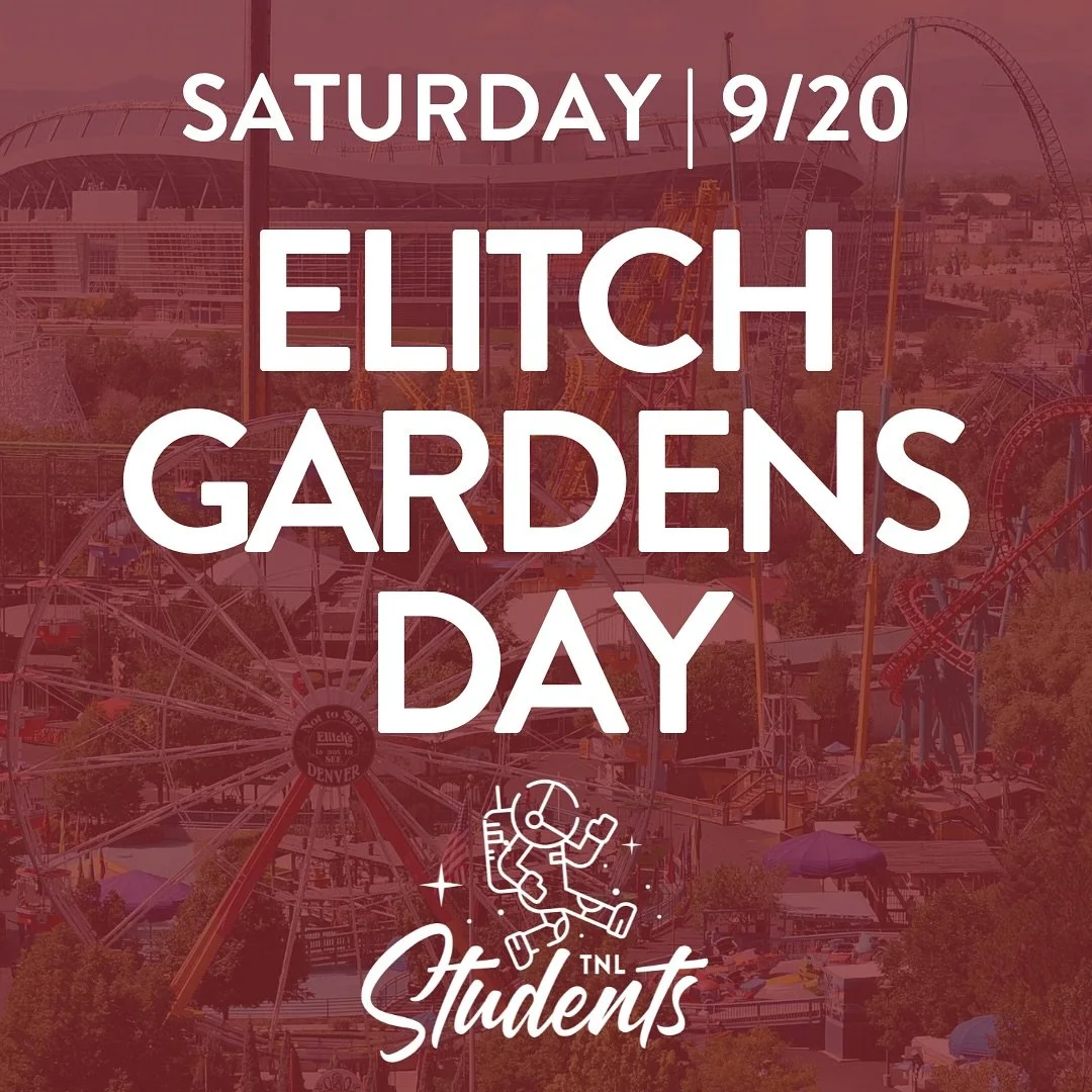 All Middle School &amp; High School students are invited to an afternoon at Elitch Gardens on Saturday, September 20th, at 11:00am!

We have a limited quantity of free tickets (first-come, first-serve)! Visit the link below to claim your spot; all at