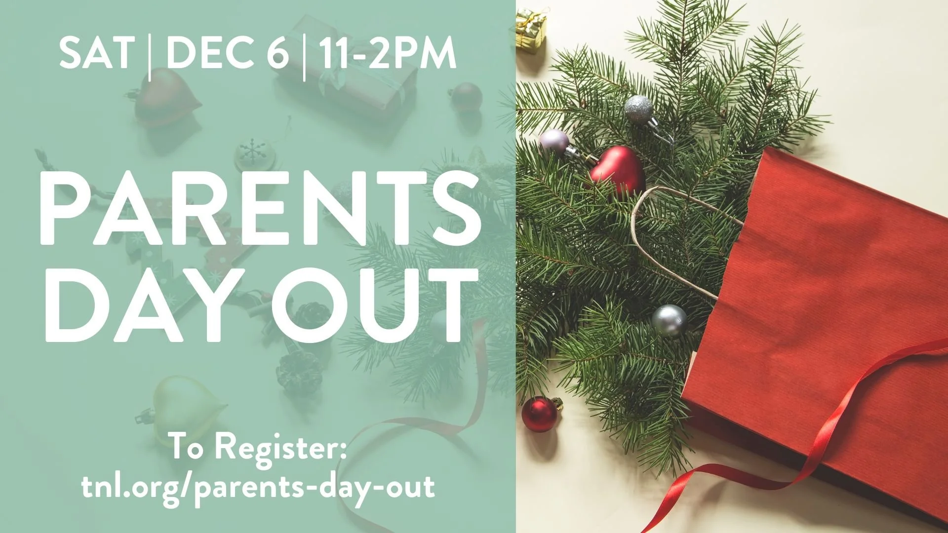 Parents Day Out - 12/06