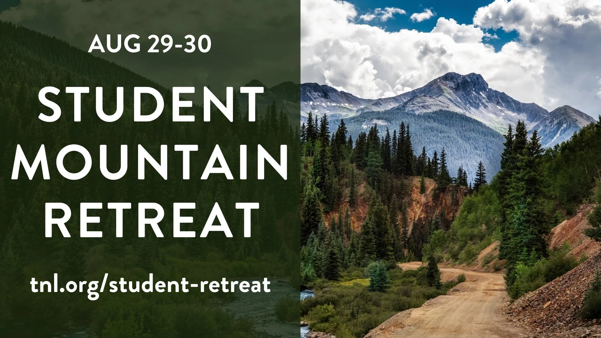Student Mountain Retreat - 8/29-8/30