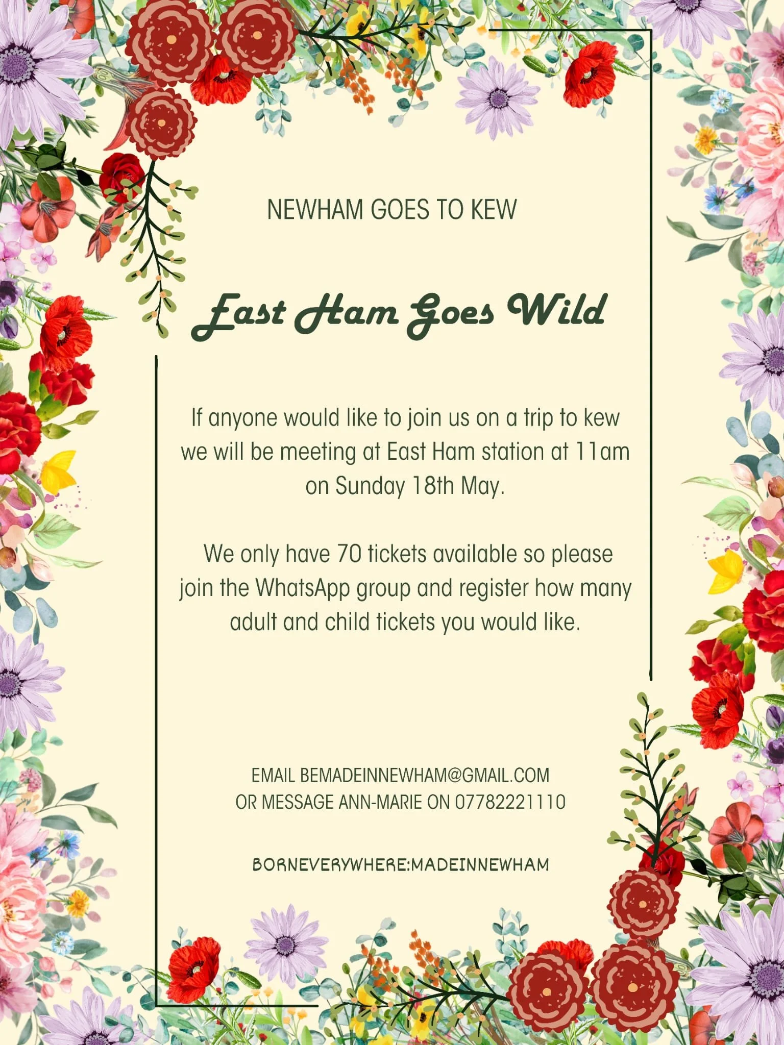 Newham goes to Kew