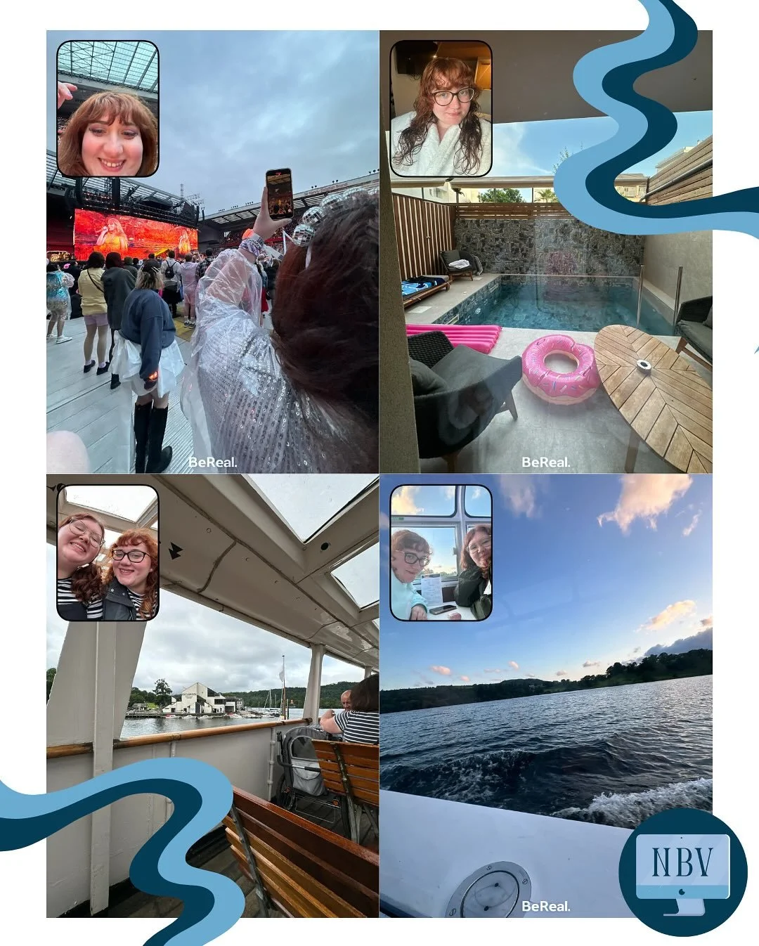 Work vs Reality: BeReal edition 👀

Some days it&rsquo;s me at my desk, working on client work and business socials 💻&nbsp;Other days it&rsquo;s me at whatever concert or city break I have chosen that week! It&rsquo;s a constant reminder of why I ch