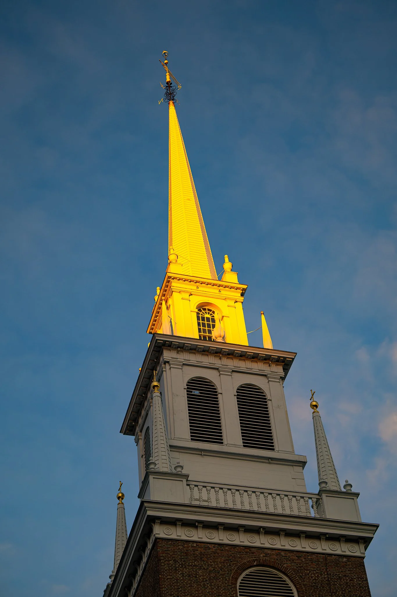 Sunset on the Old North Church Boston, MA
