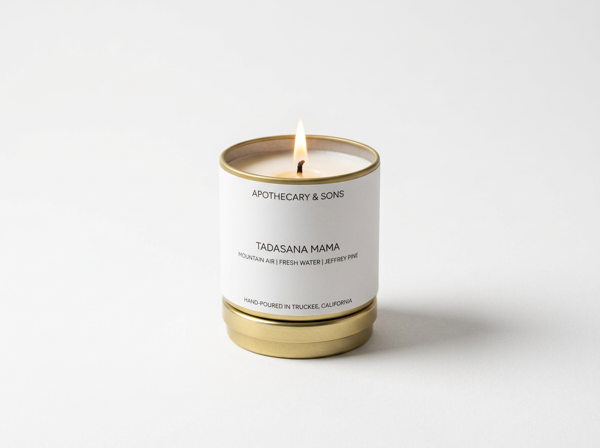 Tadasana Mama Candle