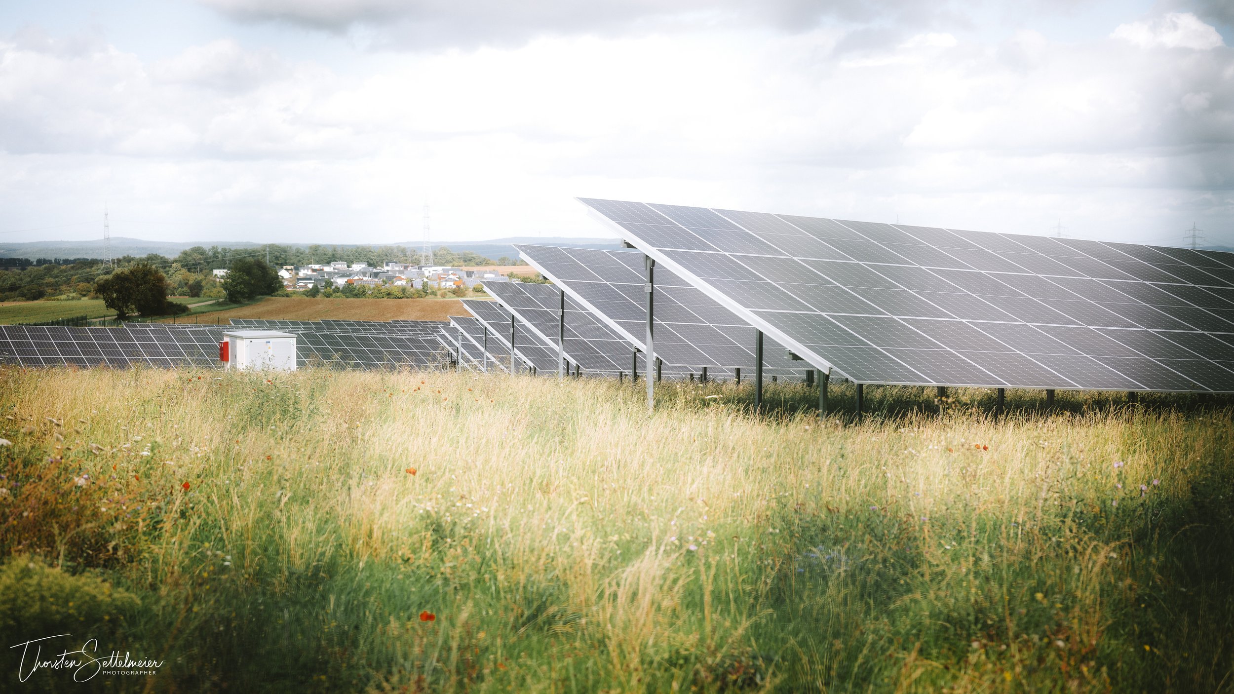 Green solar energy / Grüne Sonnenenergie