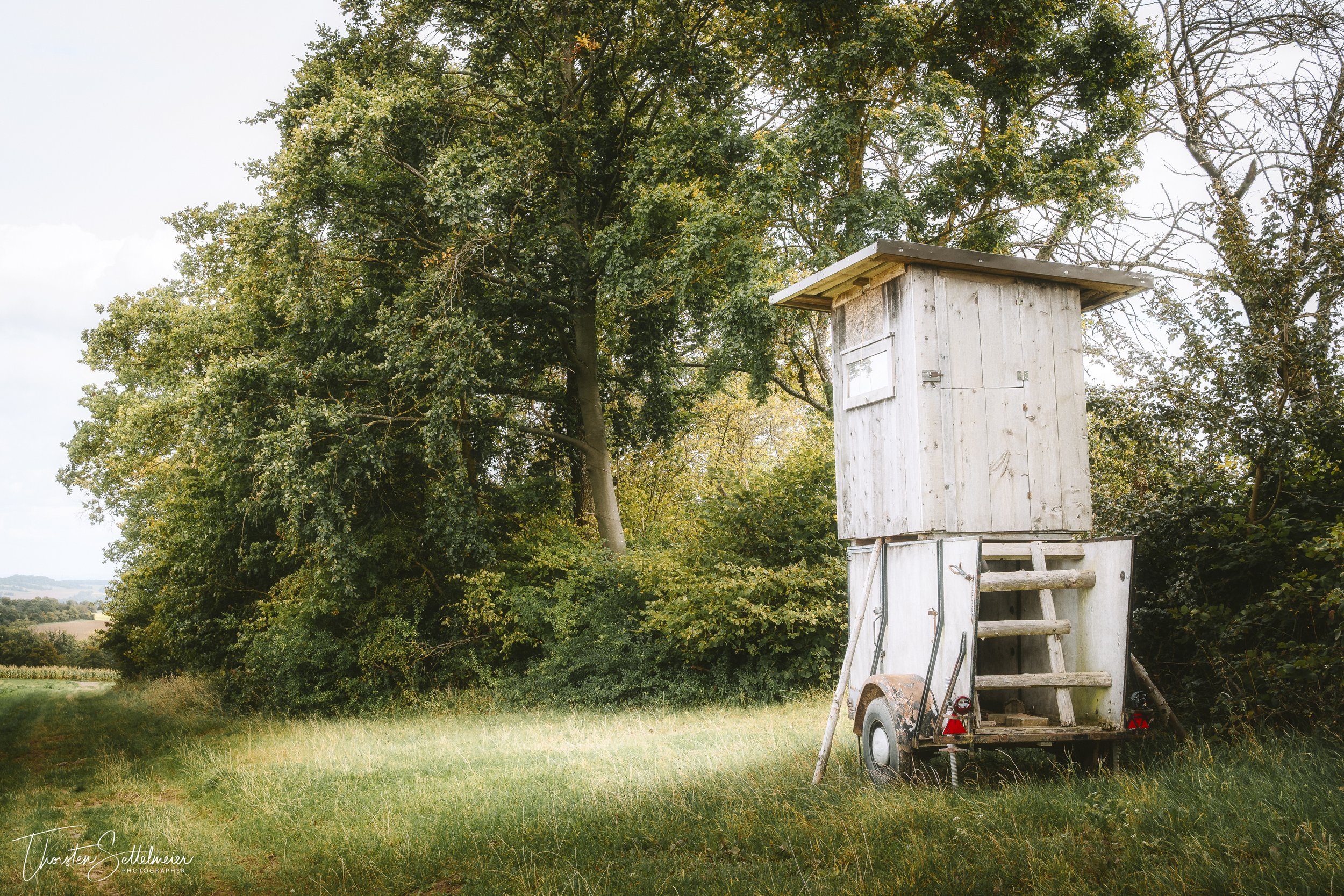 mobile hunting hide / mobiler Jägerstand