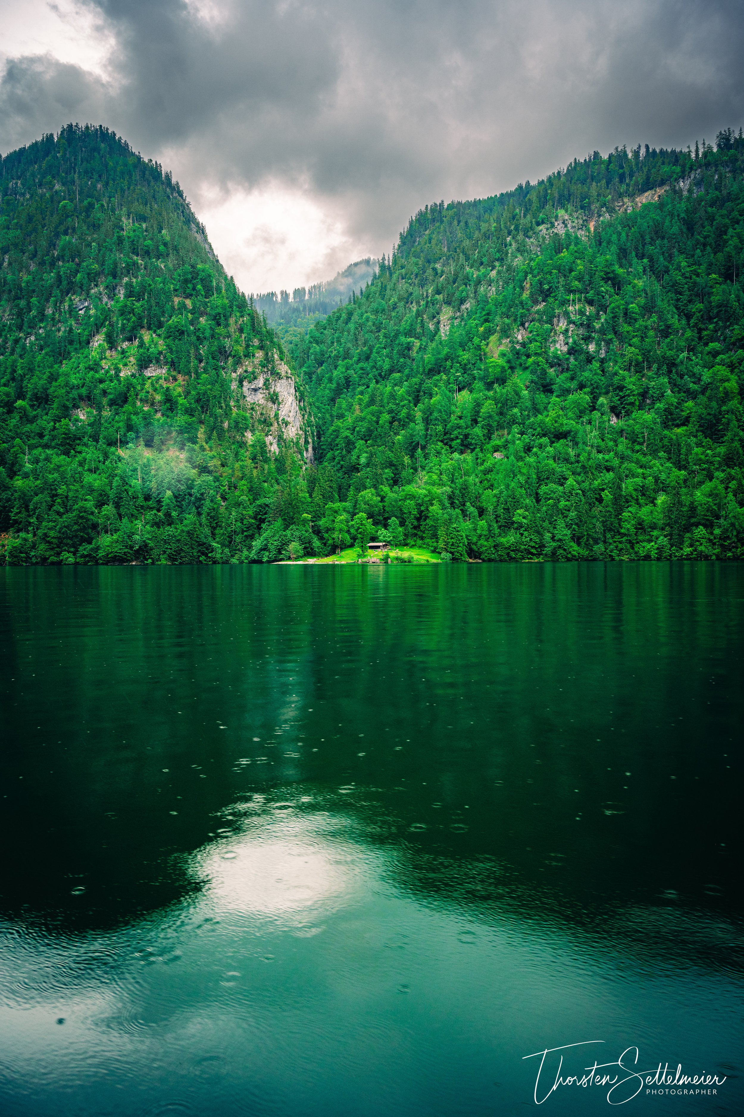 Emergency descent "Kessel" at lake Koenigsee 
