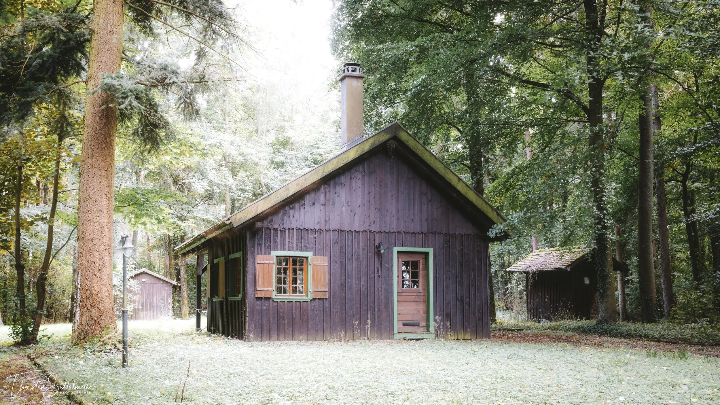 abandoned cabin in the forest / verlassene Hütte im Wald