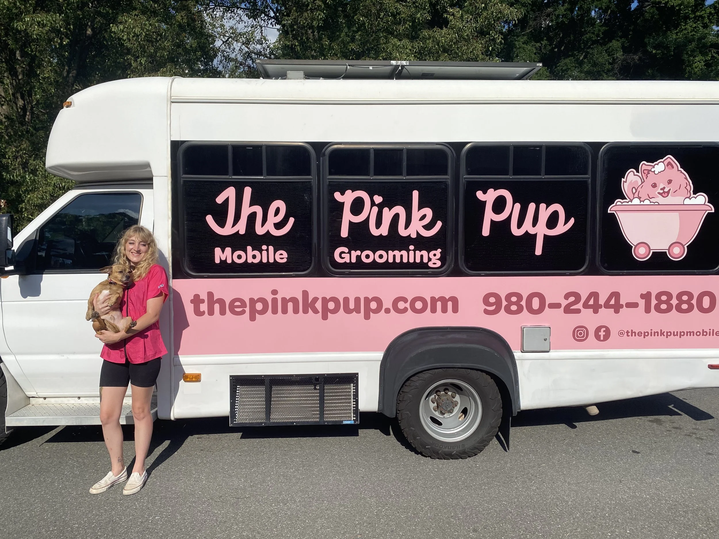 The Pink Pup High Quality Mobile Dog Grooming