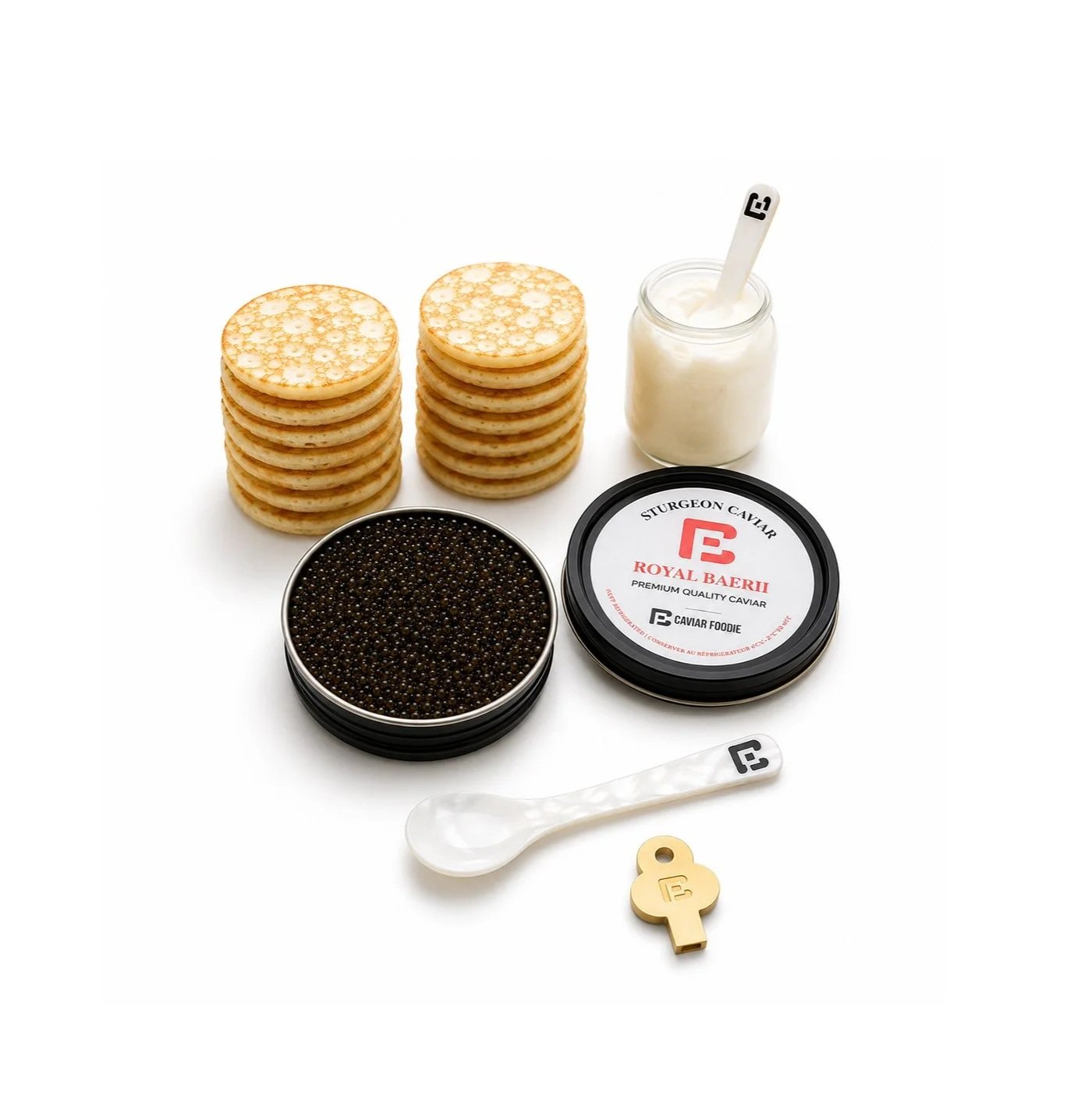 Caviar Starter Set - Caviar Foodie, Toronto, Ottawa, Vancouver, Edmonton, Calgary, Montreal, Quebec, Halifax Canada