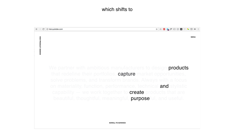 Rainlight: Which shifts to