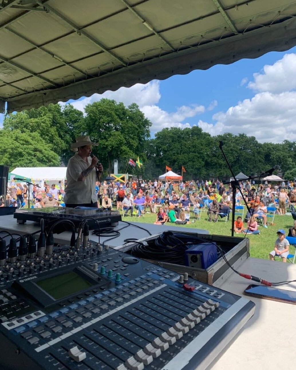 #wellstreetcommonfestival picture from audio engineer @gabriel_fraser_steele
