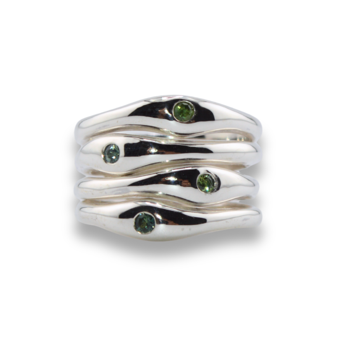 Estuary Ring - Teal Sapphire