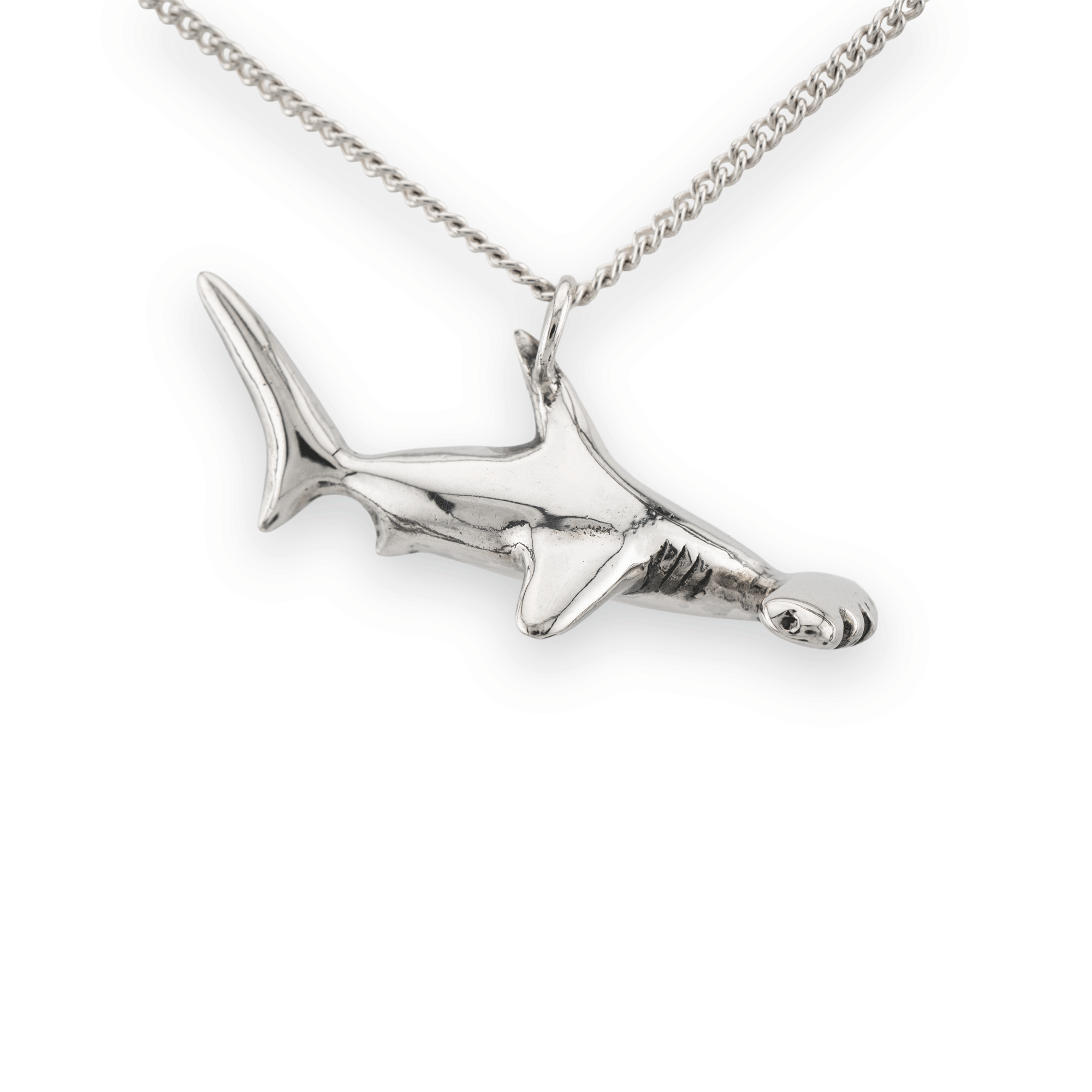 Scalloped Hammerhead Shark Pendant - Harbingers of the sea