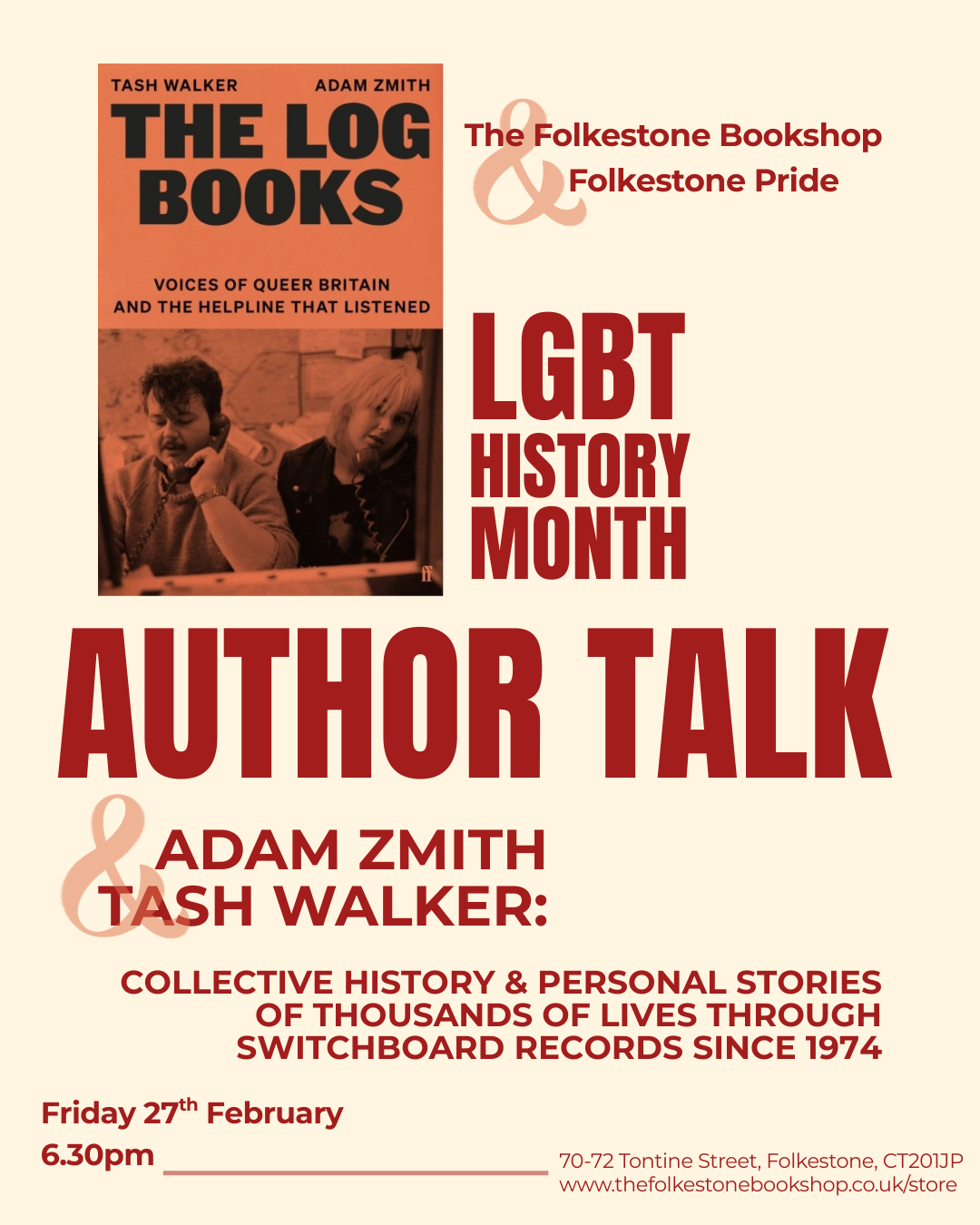 Author Talk: Adam Zmith and Tash Walker for The Log Books