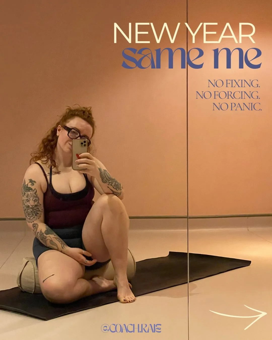 Every year I feel it creeping in&hellip;
That weird end-of-December pressure to become someone else overnight.

New habits. New body. New life. All by Monday (or Thursday&hellip;)
It&rsquo;s a lot, right?

Don&rsquo;t get me wrong &ndash; if somethin