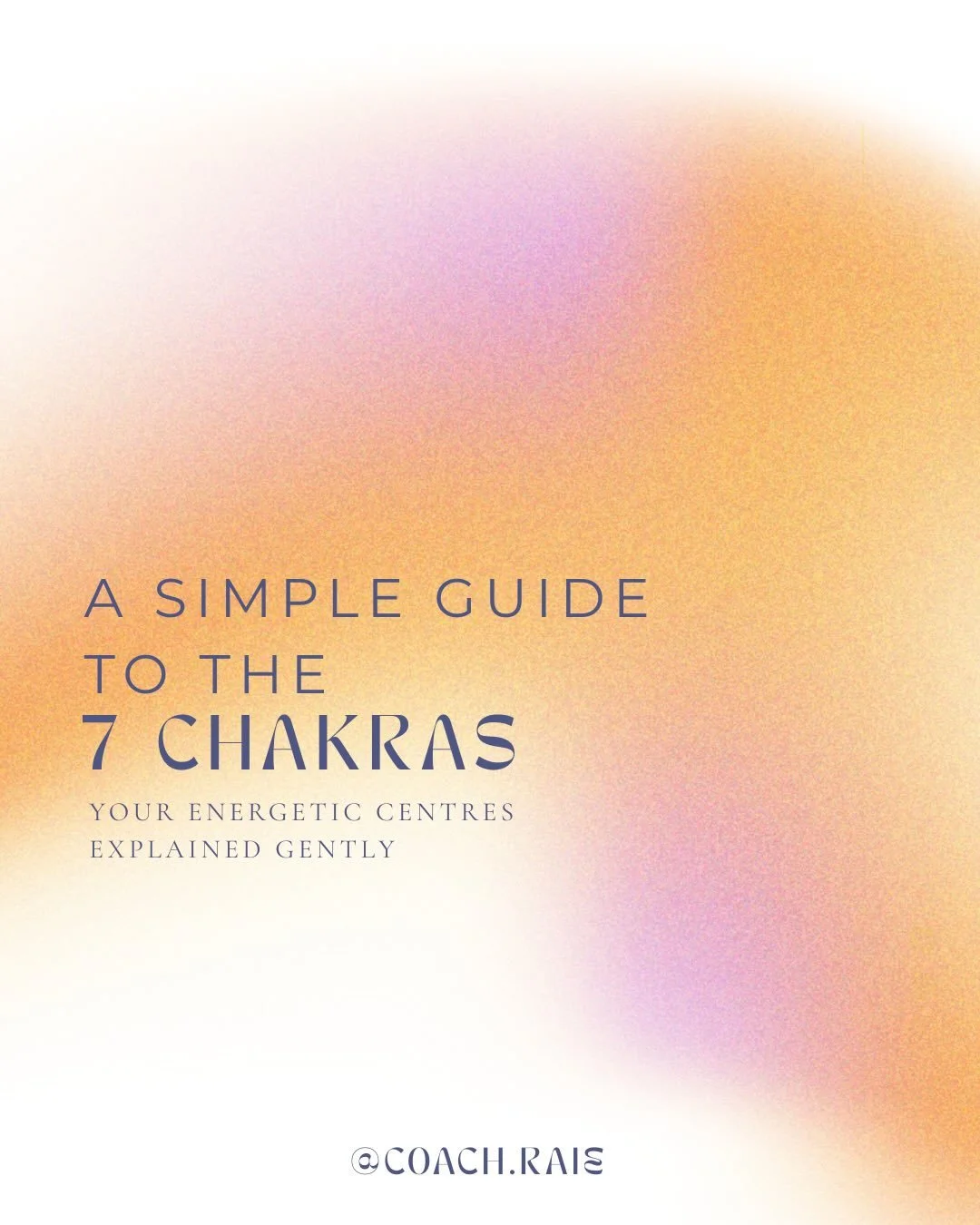 To everyone who think chakras are a bit woo woo, have you really tried to understand them? They&rsquo;re a valuable way of looking at the body, a whole different map for navigating the self.

I like to think of them as a way to check in with yourself