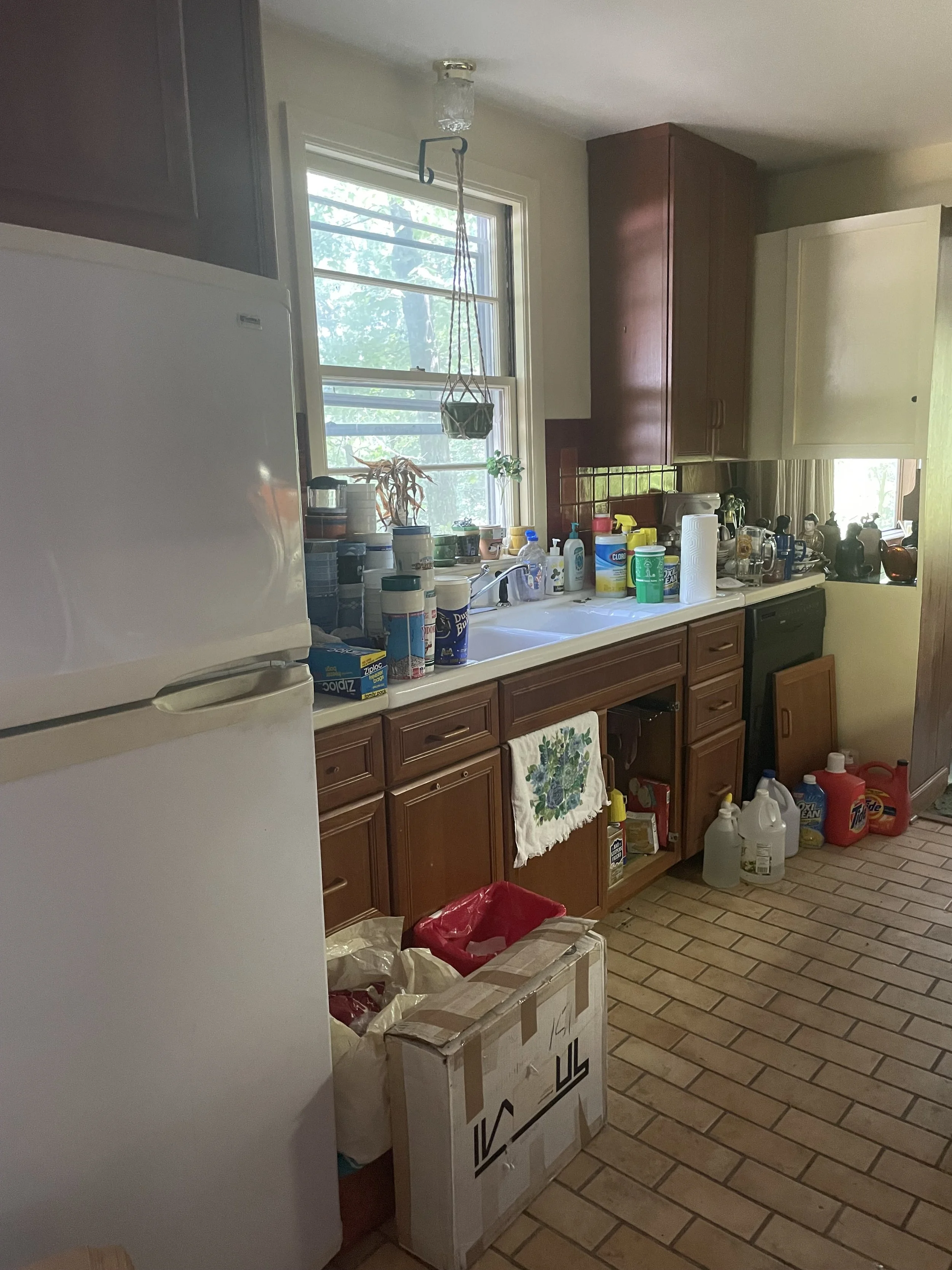 Circle Drive home before kitchen full renovation — Durham NC interior architecture and design