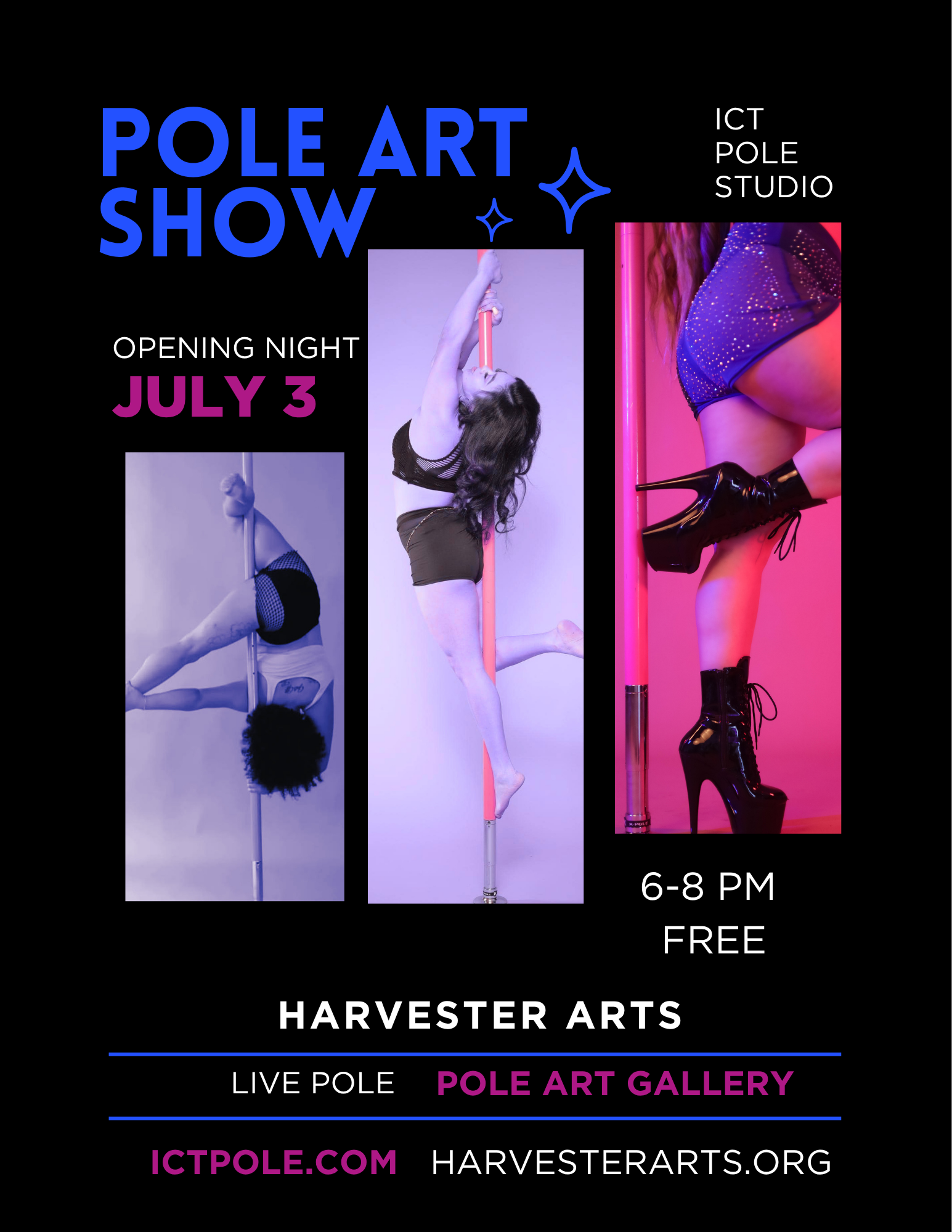 Black And Fuchsia Joyful Talent Show Flyer.png