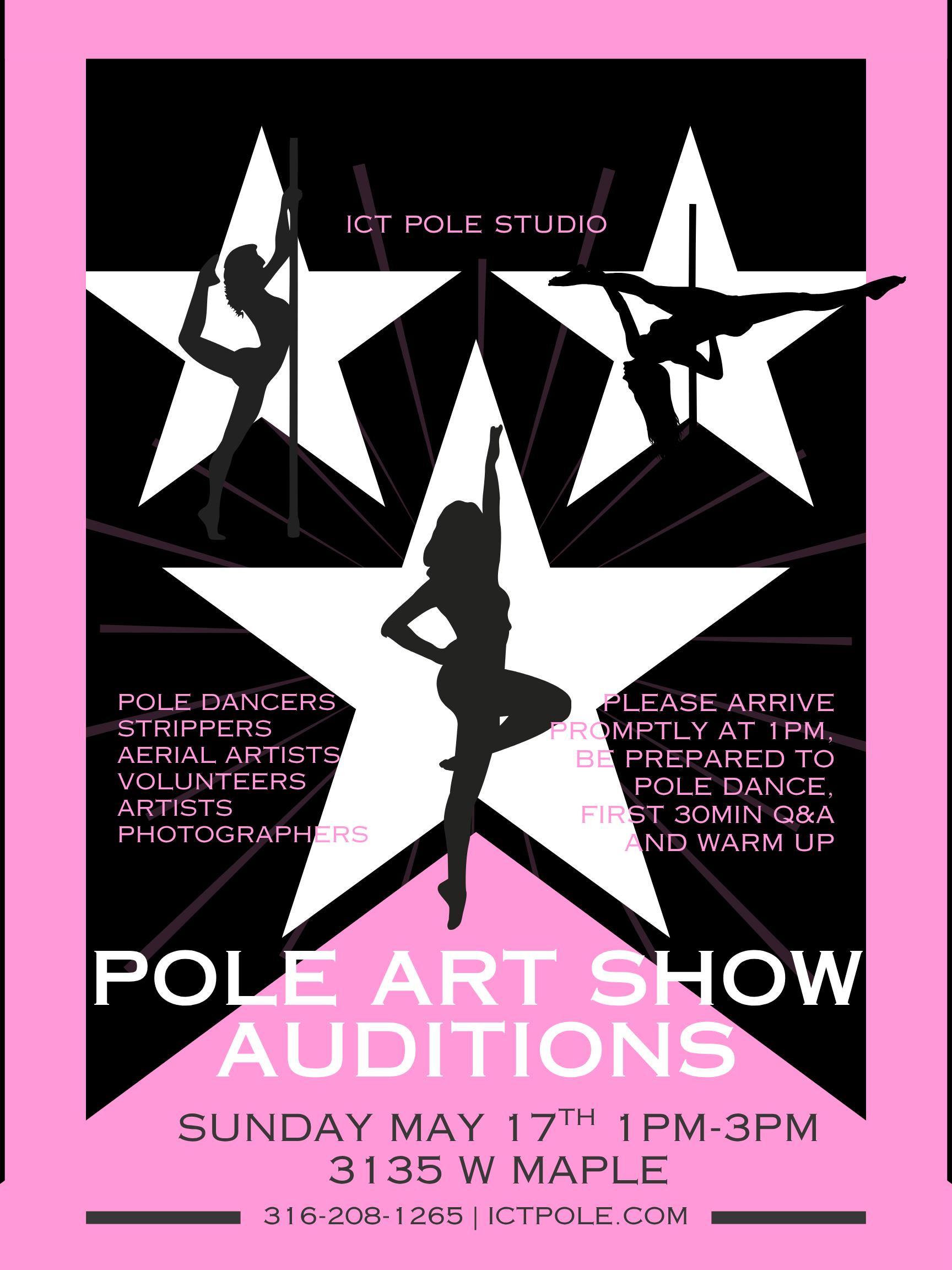 Orange and Dark Gray Silhouette Talent Audition Event Poster.png