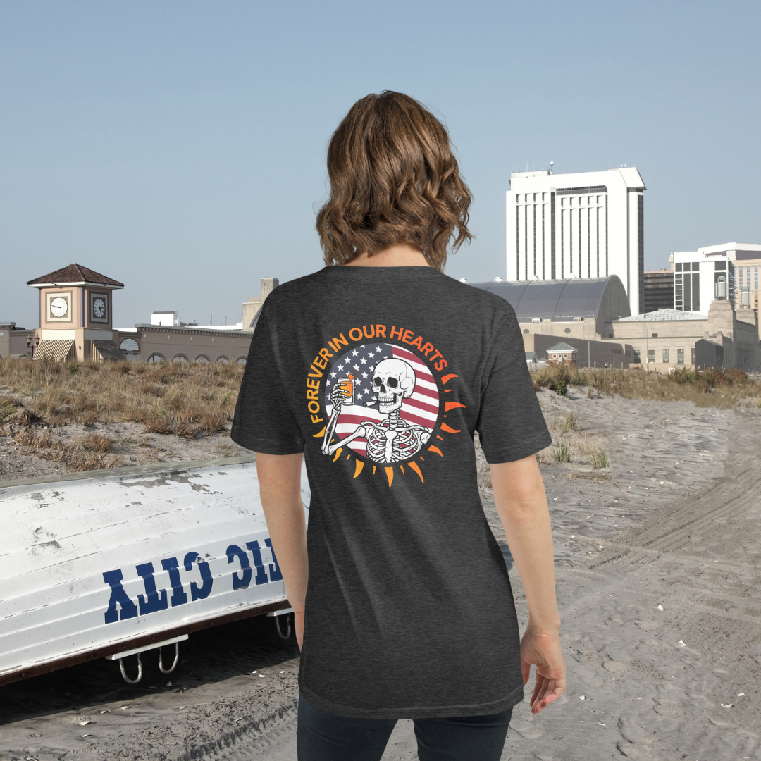 Unisex Short Sleeve V-Neck T-Shirt
