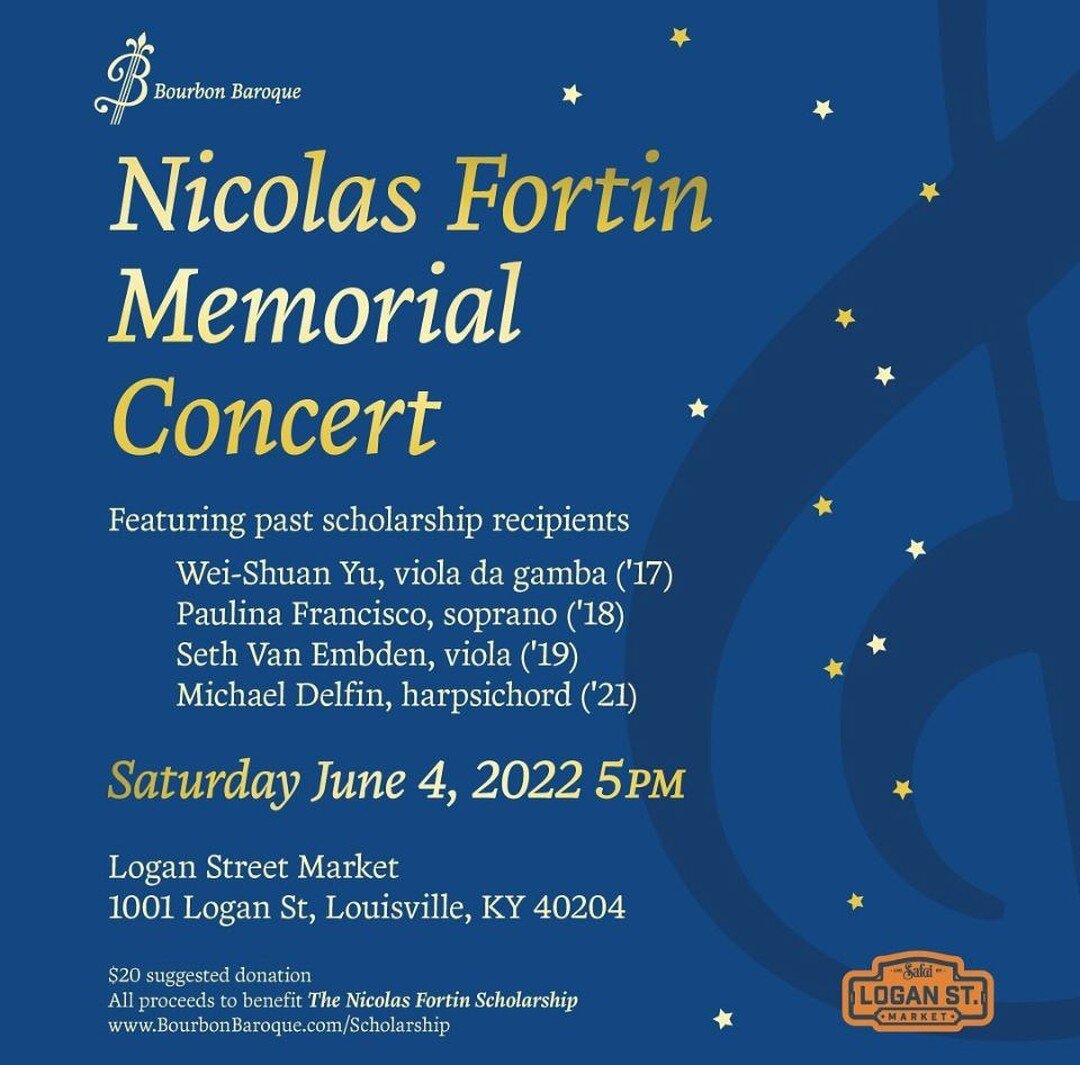 Tonight! Join us for a musical presentation by friend of the market, @jacdirects while he conducts an assembly of talented musicians playing on 17th and 18th century period instruments including the viola and harpsichord! (Donation entry) @bourbonbar