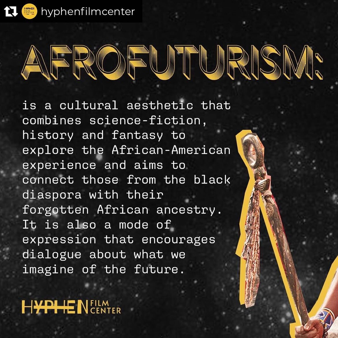 Join us for Logan Under Lights this Saturday featuring curated short films by community partner Hyphen Film Center kicking off their Season One with Black Future: A Night of Aftofuturism.  Music starts at 6:30 with screenings in the GE Kitchen at 7:3