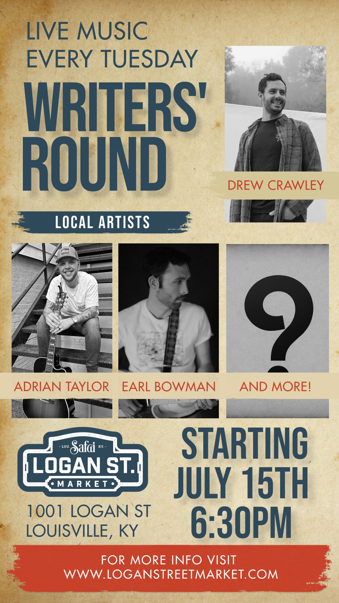 Writers' Round - Live Music Performance