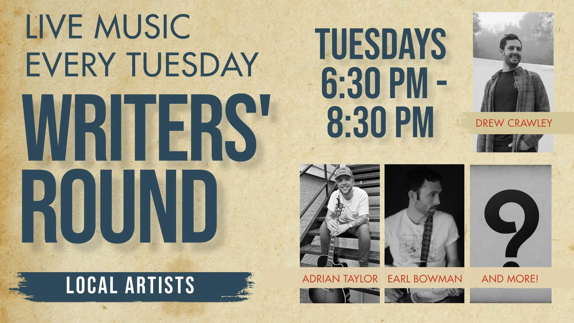 Writers' Round - Live Local Music