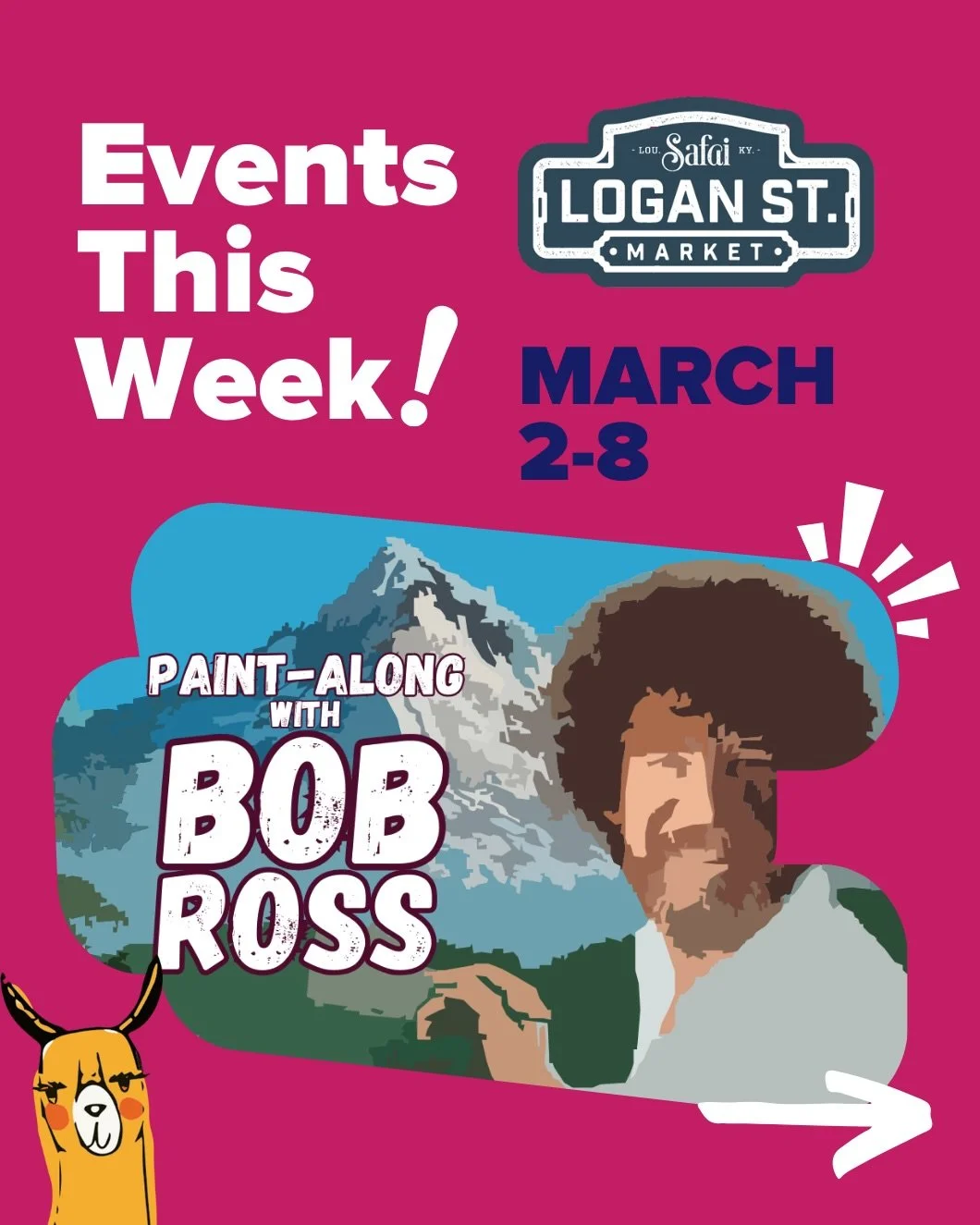 Brain cells on Tuesday. Happy little trees on Saturday. 🌳✨
Trivia Night + Bob Ross Paint Night = elite week at Logan Street Market. Pull up.
#502 #loganstreetmarket #louisville #shoplocalky #shopsmallky
