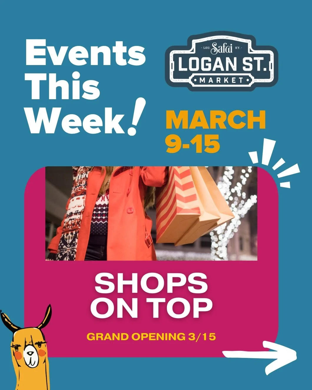 🍀This weekend is aggressively stacked. Consider this your sign to leave the house and come to Logan Street Market.
#502 #louisville #shoplocalky #shopsmallky #loganstreetmarket