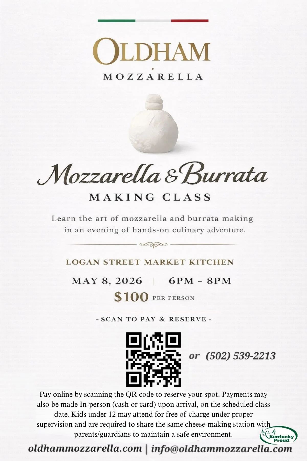 Mozzarella &amp; Burrata Making Class