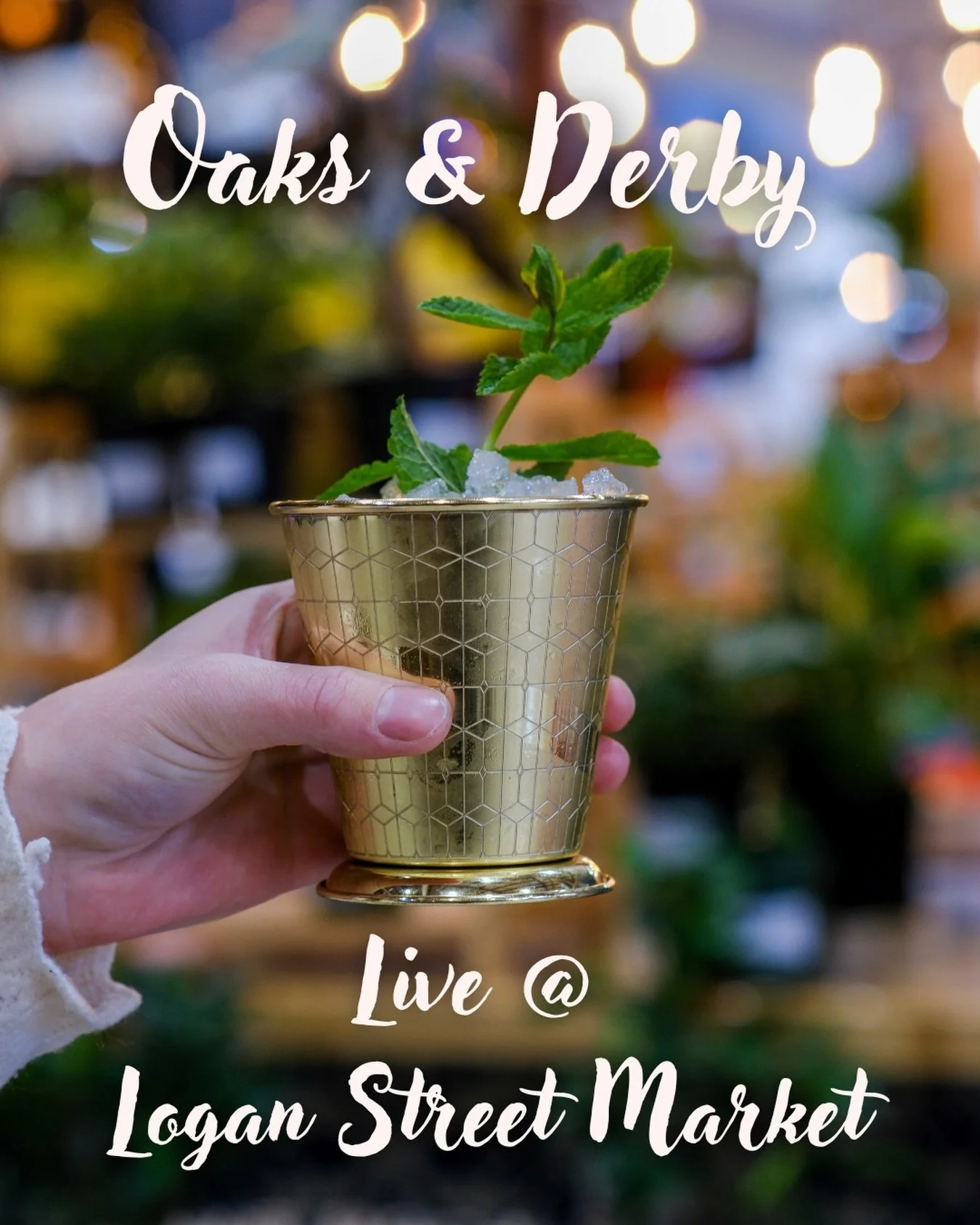 Hats on, drinks up 🐎🌸
Catch every race, every look, and every excuse to sip something fun while you relax at Logan Street Market this Oaks &amp; Derby weekend.

Pull up, place your emotional bets, and stay for the vibes 💐🥂