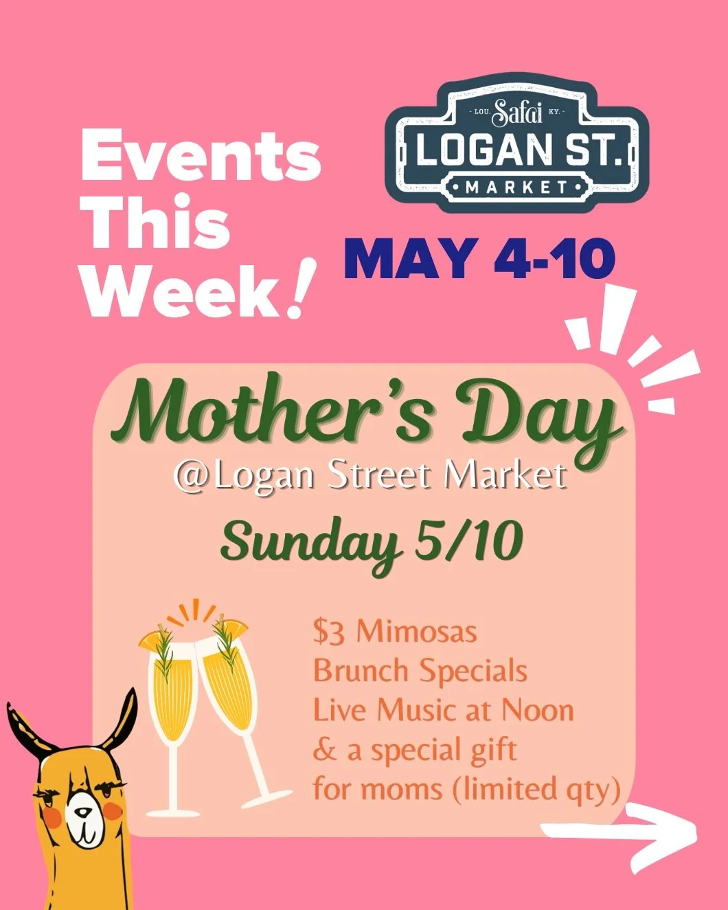 This week at Logan Street Market:

🧀 mozzarella class
💐 Mother&rsquo;s Day magic
🕹️ pinball tournament

eat. shop. play. repeat. 
#502 #mothersday #louisville #kentucky #shoplocalky