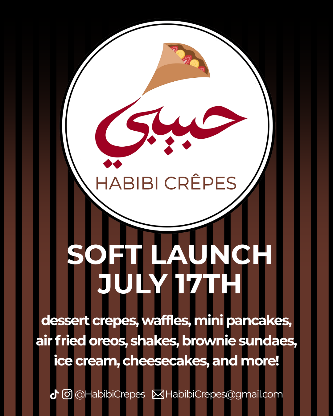 Habibi Crepes Soft Launch