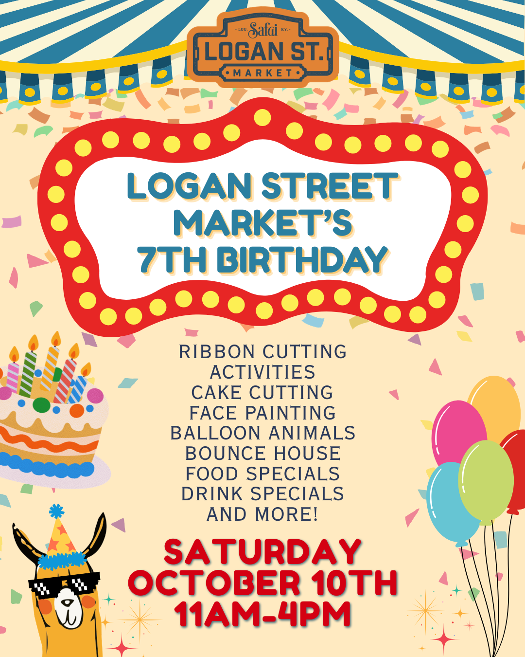 Logan Street Market Birthday Celebration