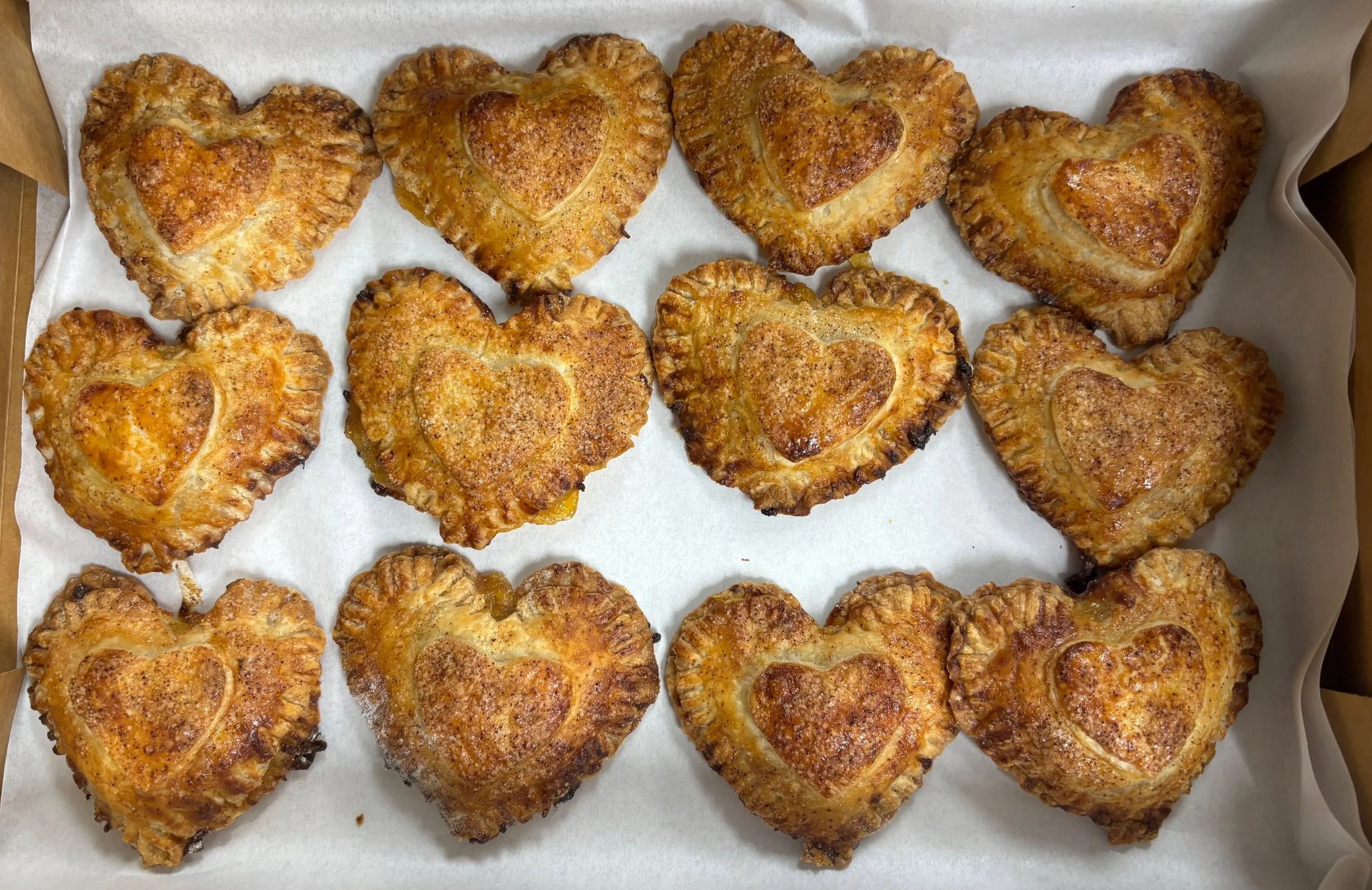 Pineapple Heart Pies
