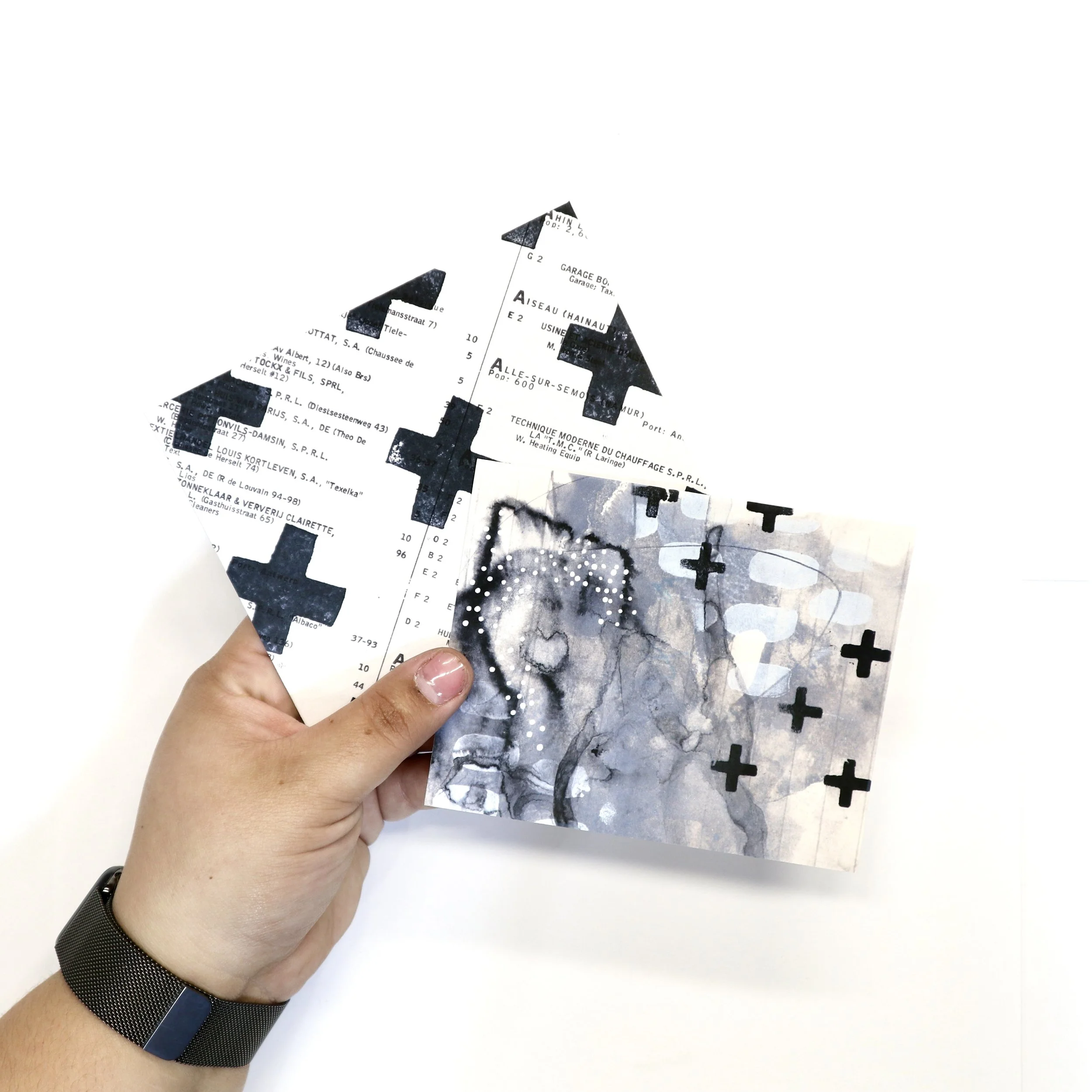 4x5 Black Cards & Envelopes Stationery (1) — BB Henry Art