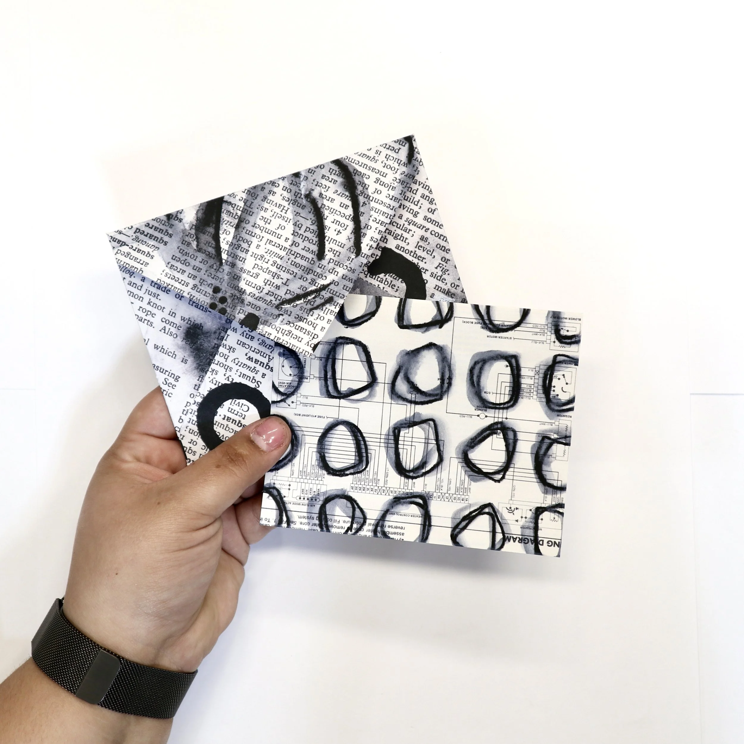 4x5 Black Cards & Envelopes Stationery (1) — BB Henry Art