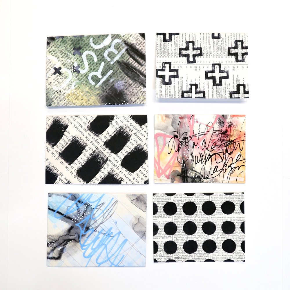 4x5 Black Cards & Envelopes Stationery (#1) — BB Henry Art