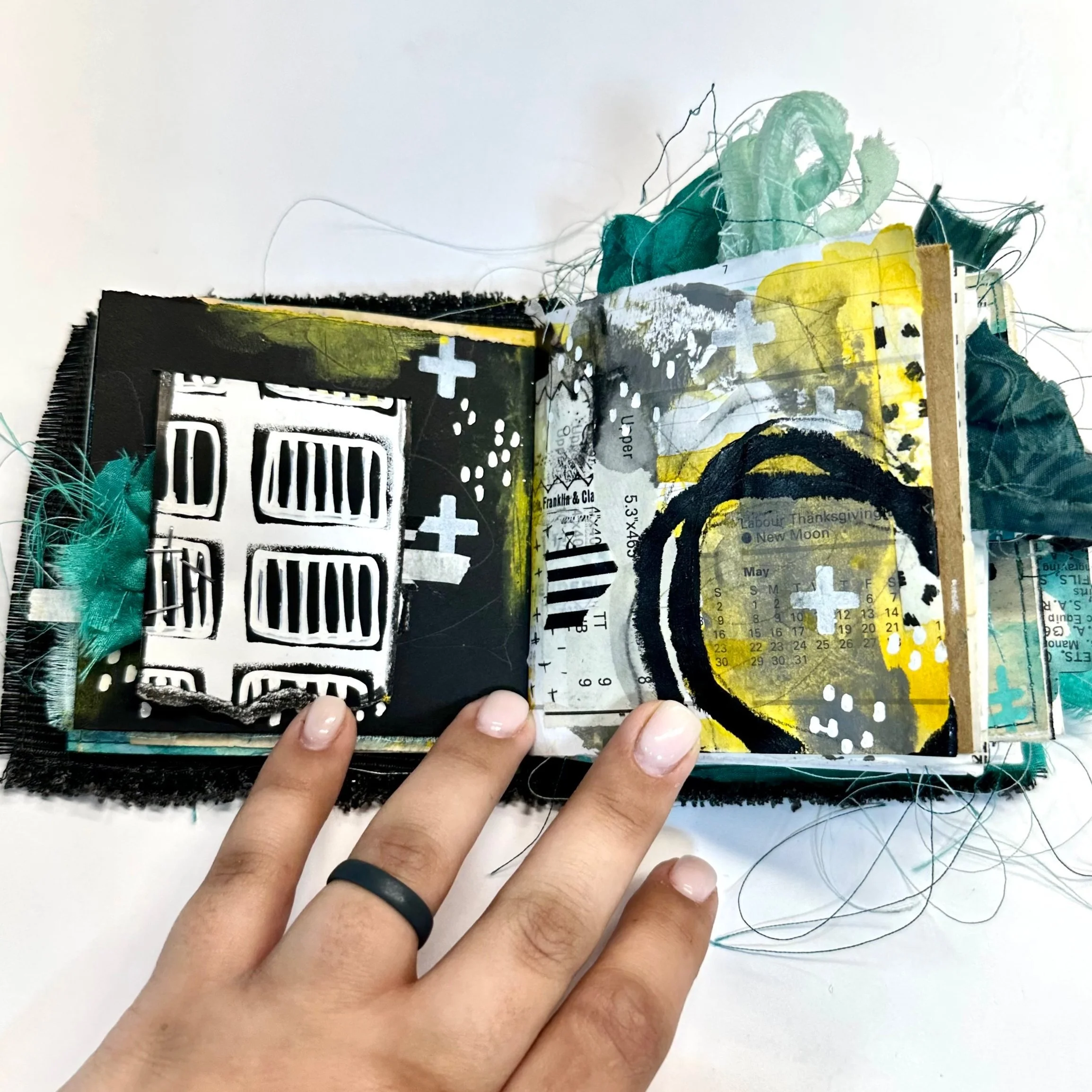 Embracing Messiness with Acrylic Ink