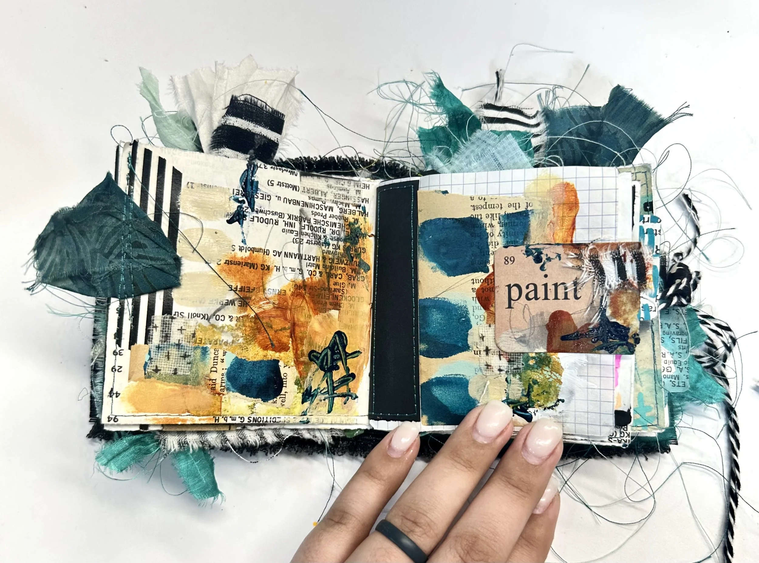 Exploring the Messy and Organic Art Process