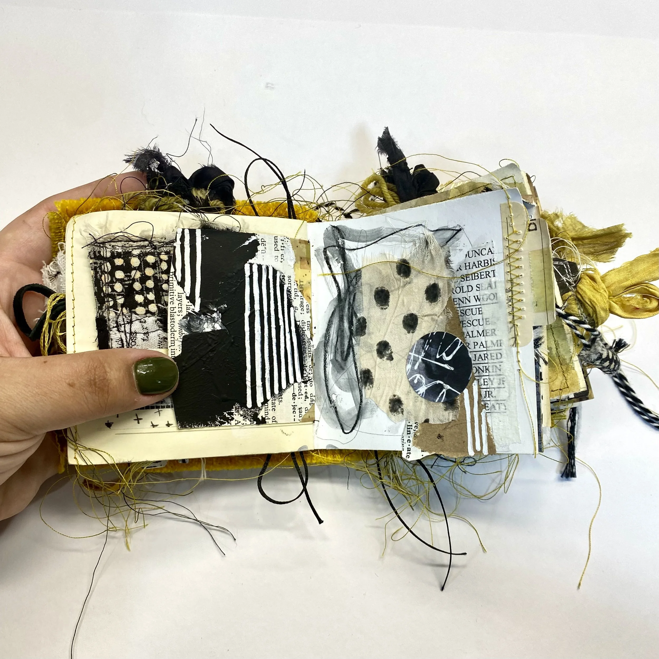 Mixing Paper, Fabric, &amp; Play