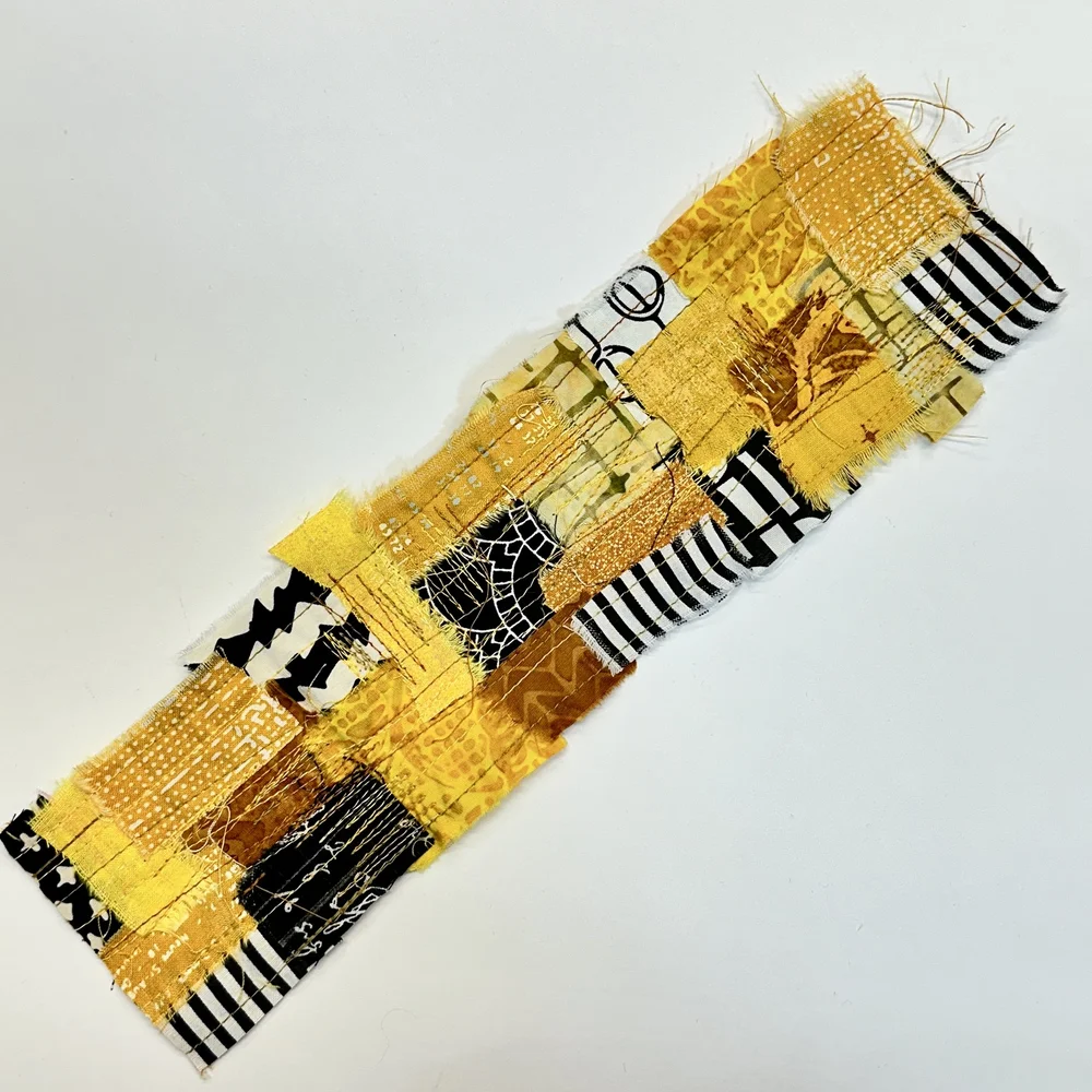 Yellow Fabric Snippet Roll 12