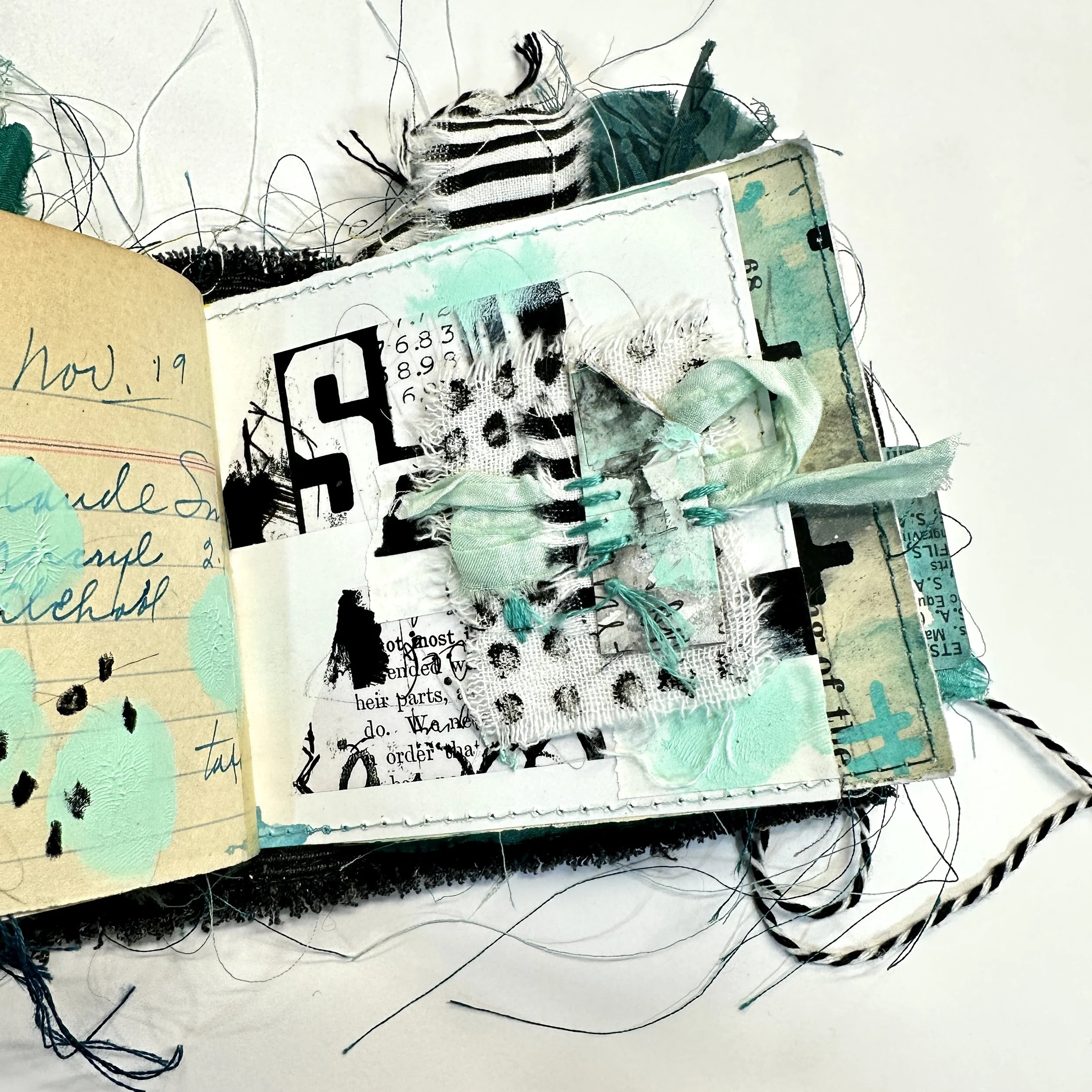 Using Pre-Made Embellishments in Your Journal