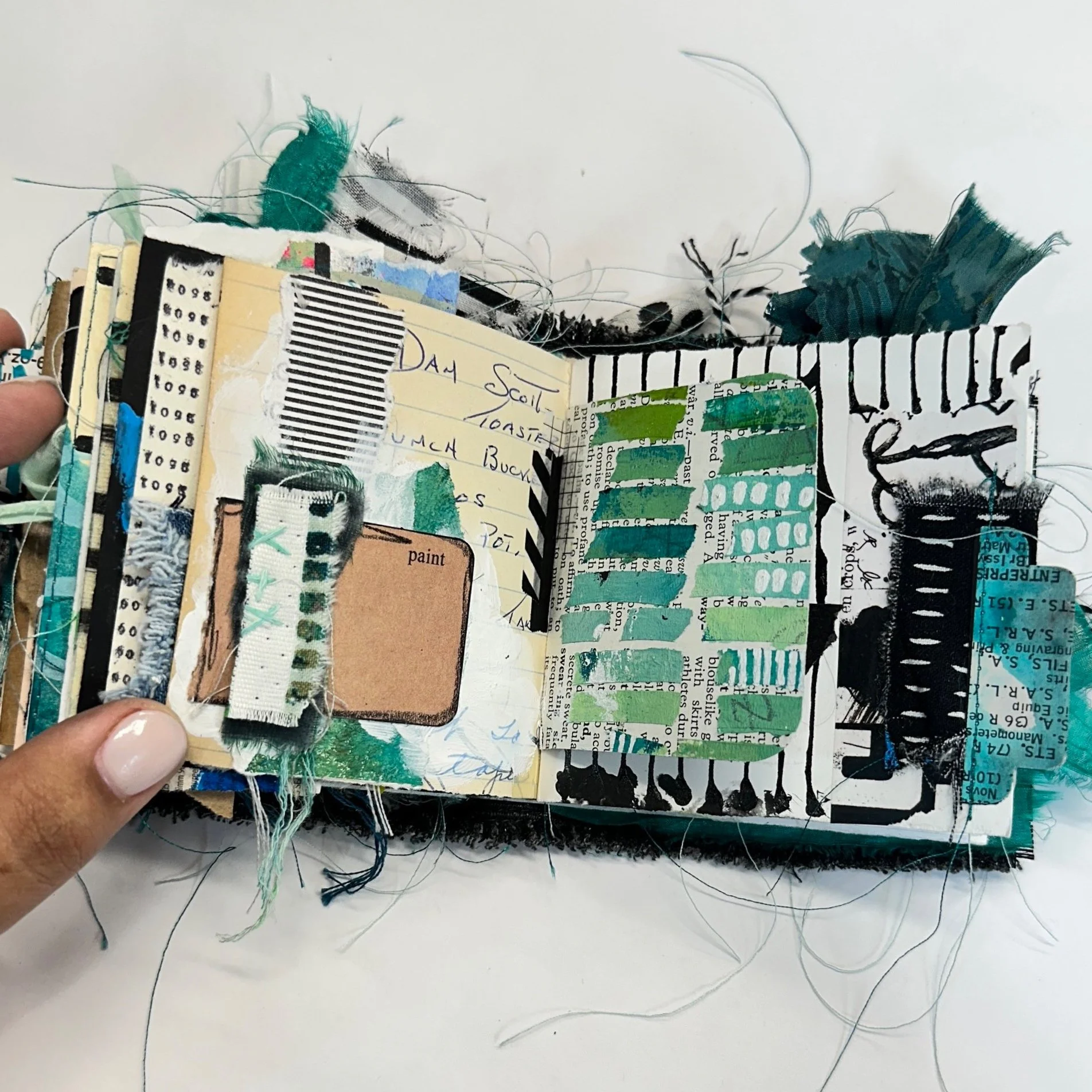 Paint Swatches + Marked Papers